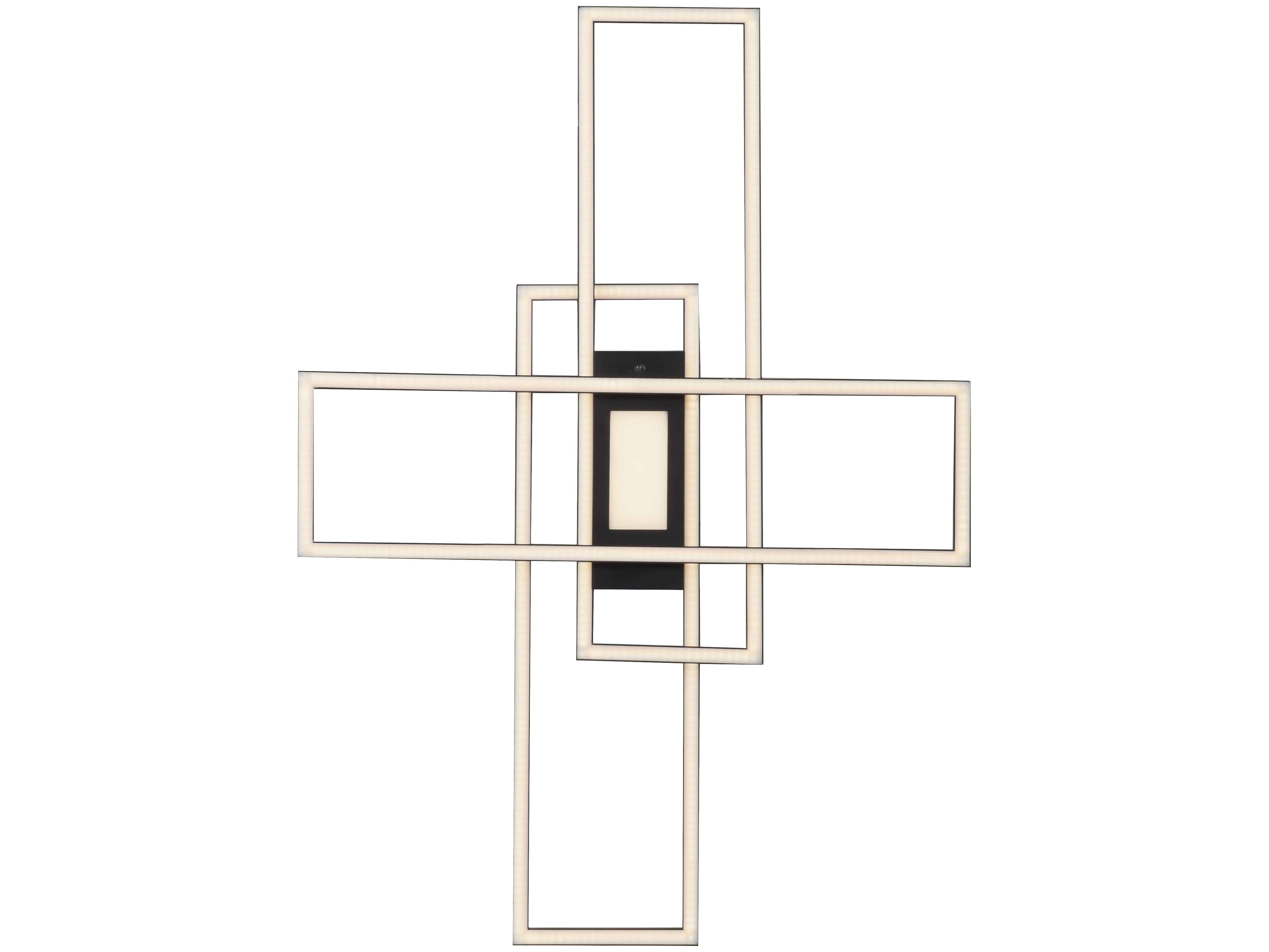 JUST LIGHT LED-Deckenleuchte 14693-18, 45W, 5500lm, schwarz JUST LIGHT LED-Deckenleuchte 14693-18, 45W, 5500lm, schwarz