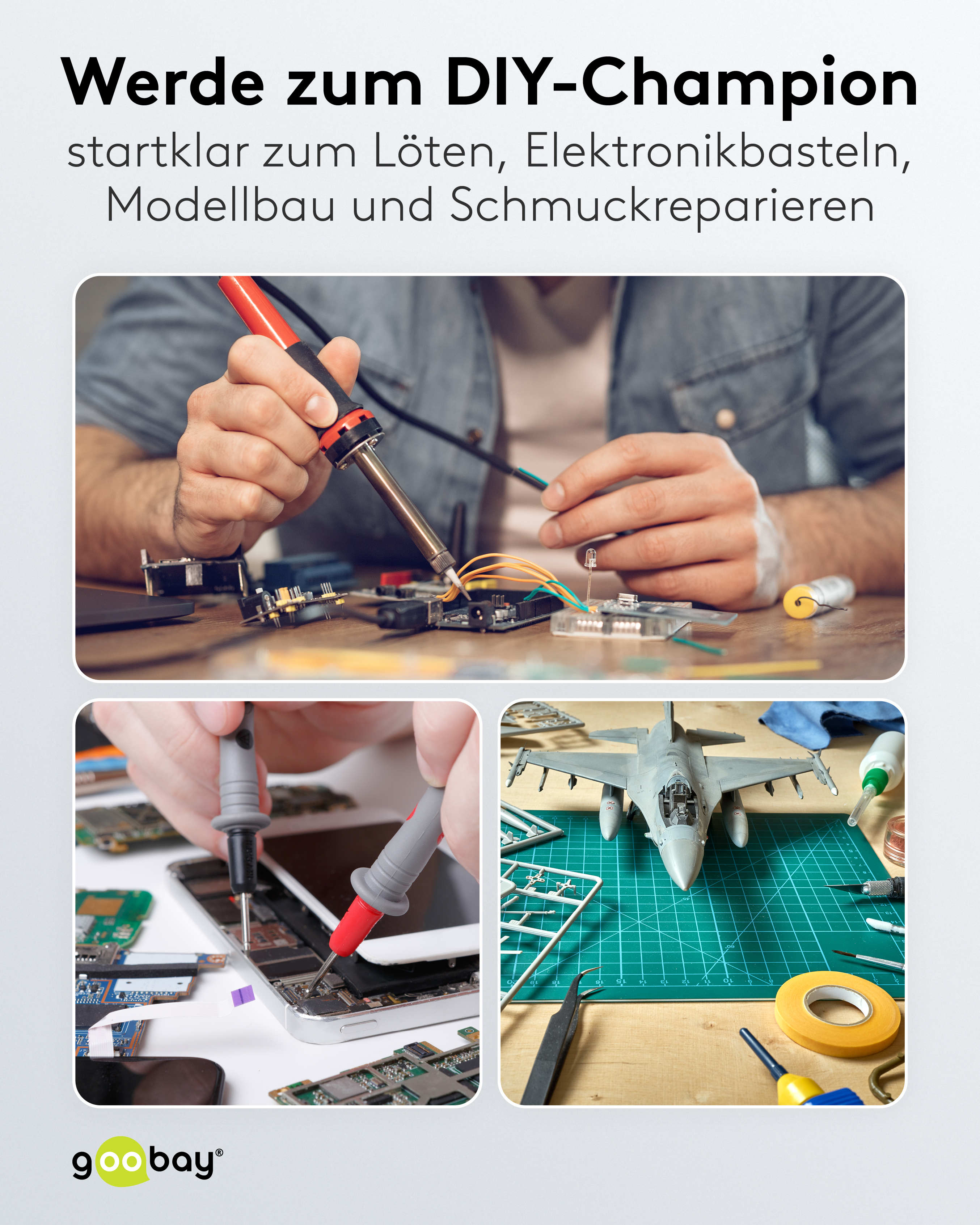 GOOBAY Lötwerkzeug, 77999, 6-teilig