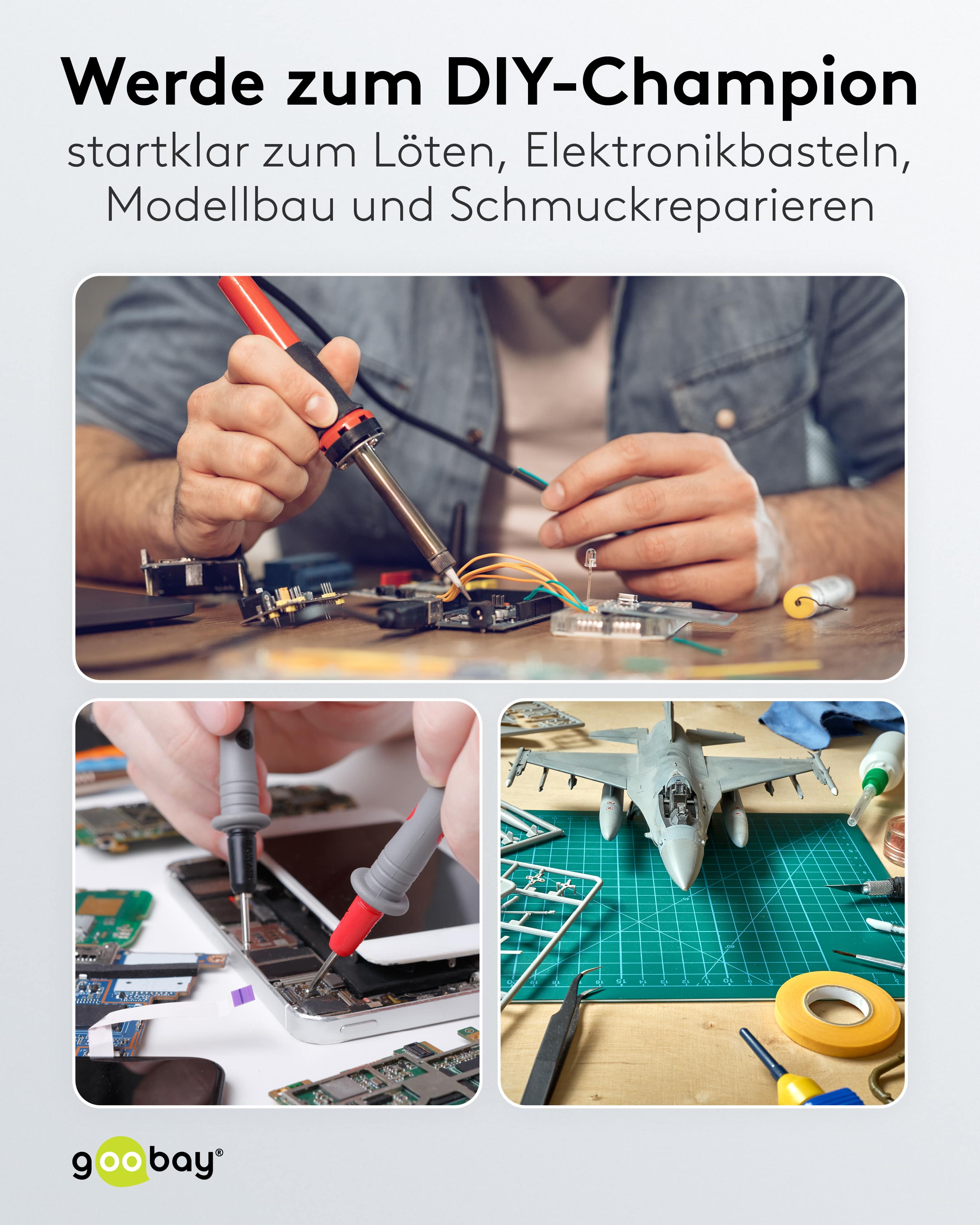 GOOBAY Lötwerkzeug, 77999, 6-teilig