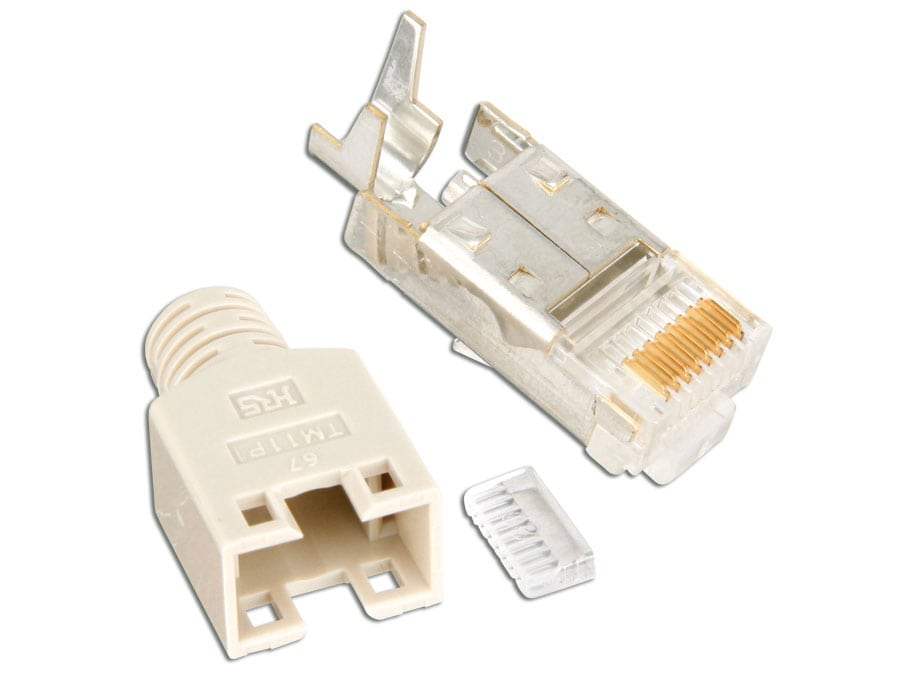 HIROSE CAT.6 Modularstecker beige HIROSE CAT.6 Modularstecker beige