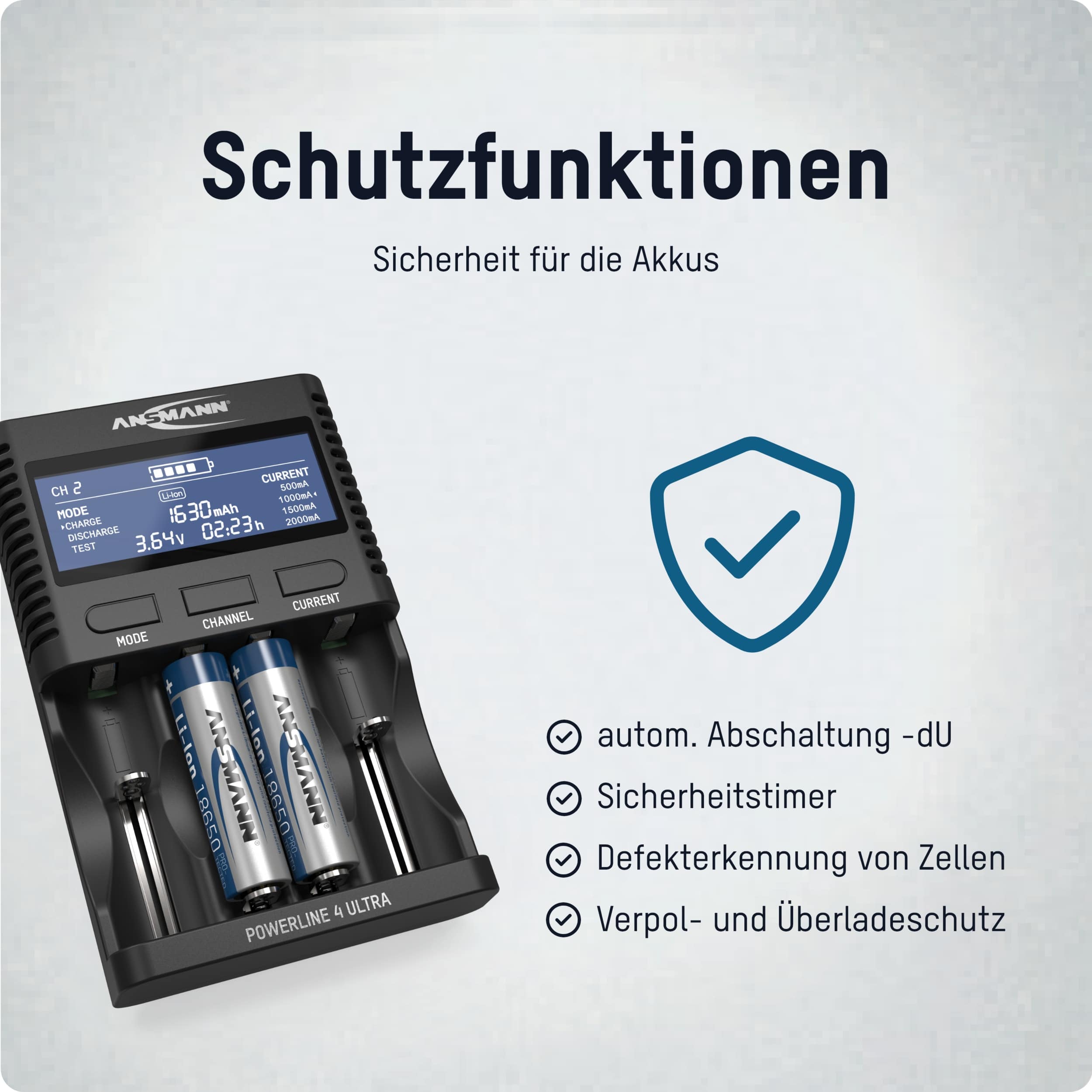 ANSMANN Ladegerät Powerline 4 Ultra