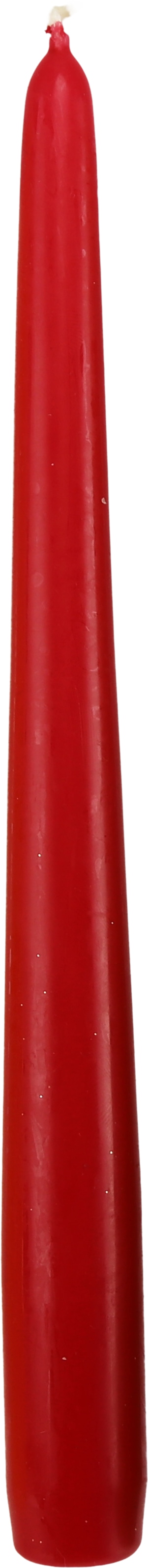 WIEDEMANN Tafelkerze, rot, 250/25mm, konisch