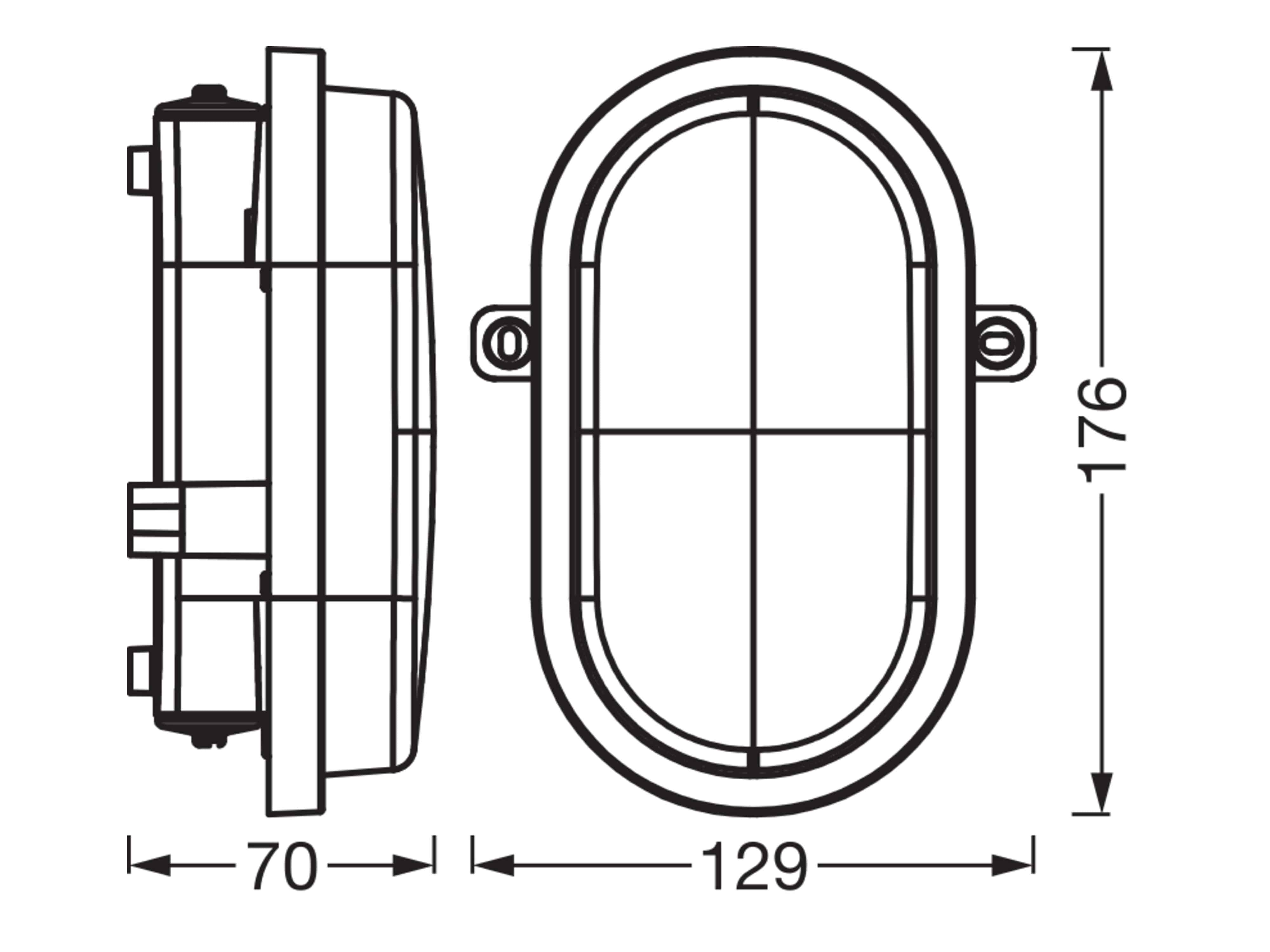 OSRAM Wand- und Deckenleuchte, CCT, 9/7/4 W, 3000/4000/6500K, 840/720/500 lm, IP65, schwarz OSRAM Wand- und Deckenleuchte, CCT, 9/7/4 W, 3000/4000/6500K, 840/720/500 lm, IP65, schwarz