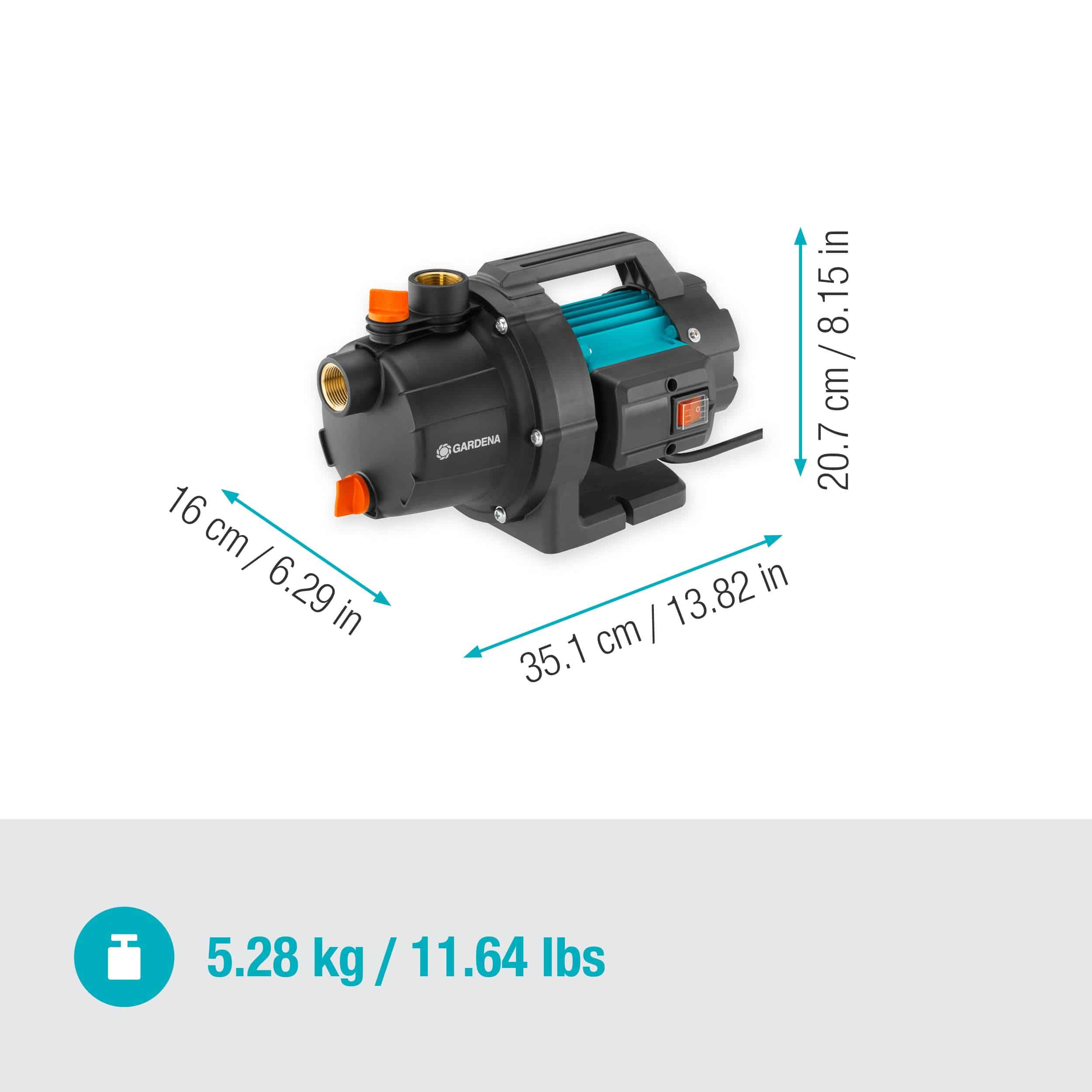 GARDENA Gartenpumpe 3000/4 Basic, 09010-47