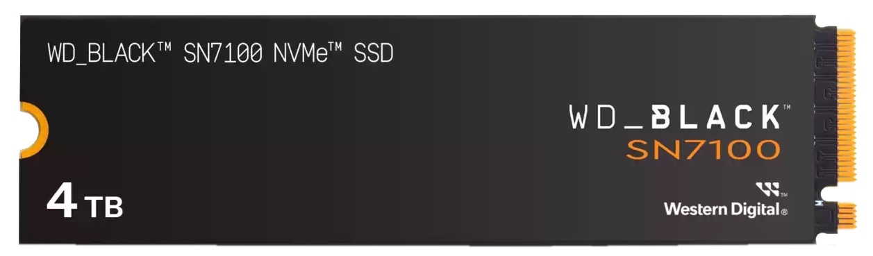 WESTERN DIGITAL M.2 SSD Black SN7100 4TB WESTERN DIGITAL M.2 SSD Black SN7100 4TB