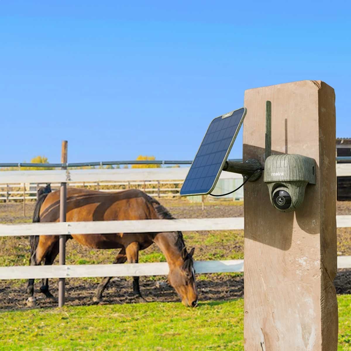 REOLINK Überwachungskamera Series G450, mit Solarpanel 2, außen, weiß