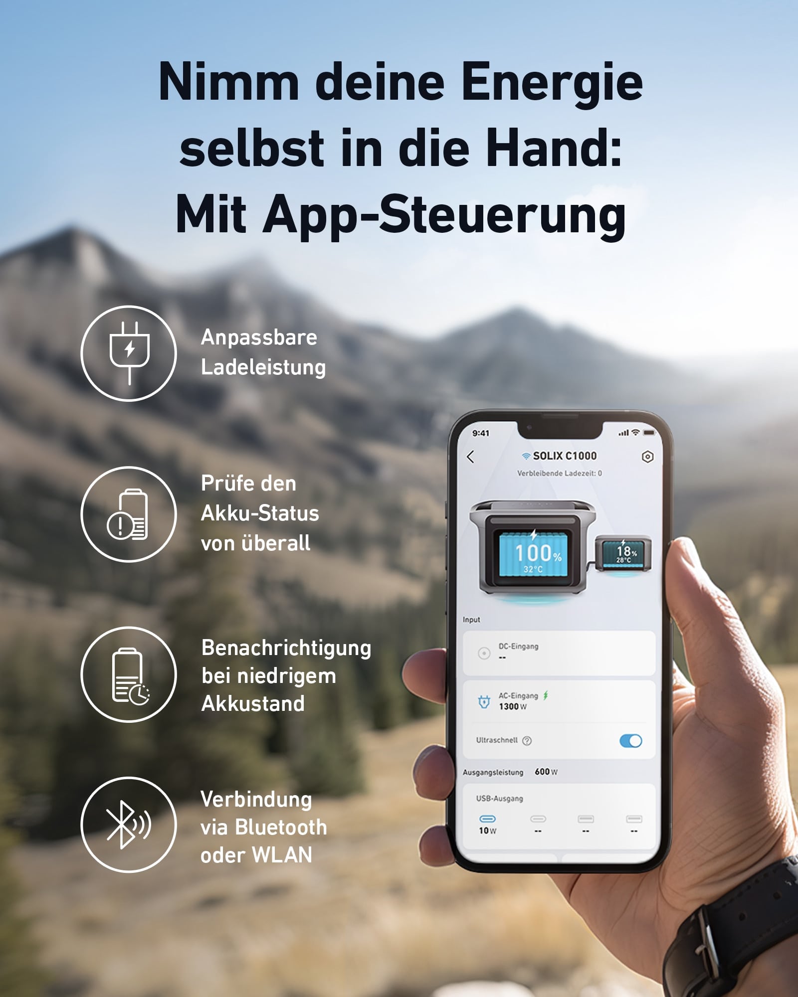 ANKER SOLIX Erweiterungsakku BP1000 Battery, 1056Wh, für PS C1000X ANKER SOLIX Erweiterungsakku BP1000 Battery, 1056Wh, für PS C1000X