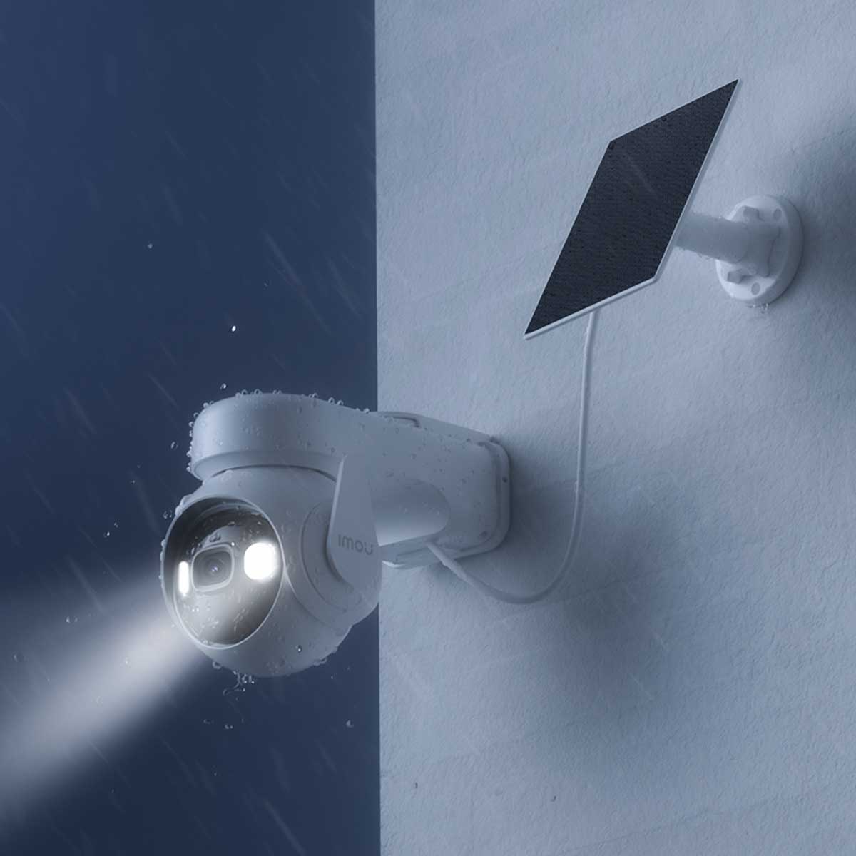IMOU Überwachungskamera Cell PT Lite Kit, mit Solarpanel, außen, weiß