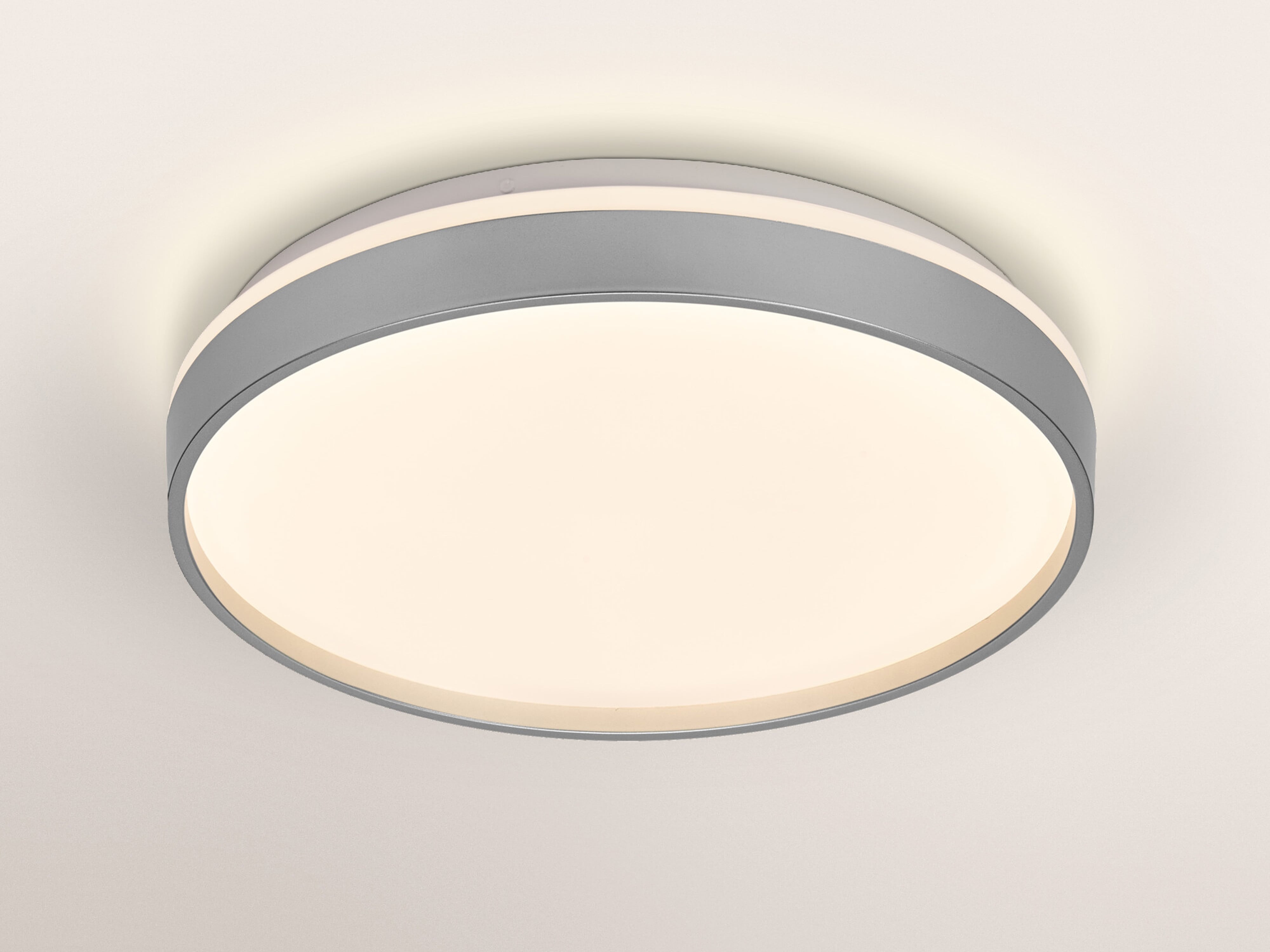 OSRAM LED-Deckenleuchte, 24W, 3000K, 1450lm, warmweiß, IP20, silber, Ø38,5 cm OSRAM LED-Deckenleuchte, 24W, 3000K, 1450lm, warmweiß, IP20, silber, Ø38,5 cm