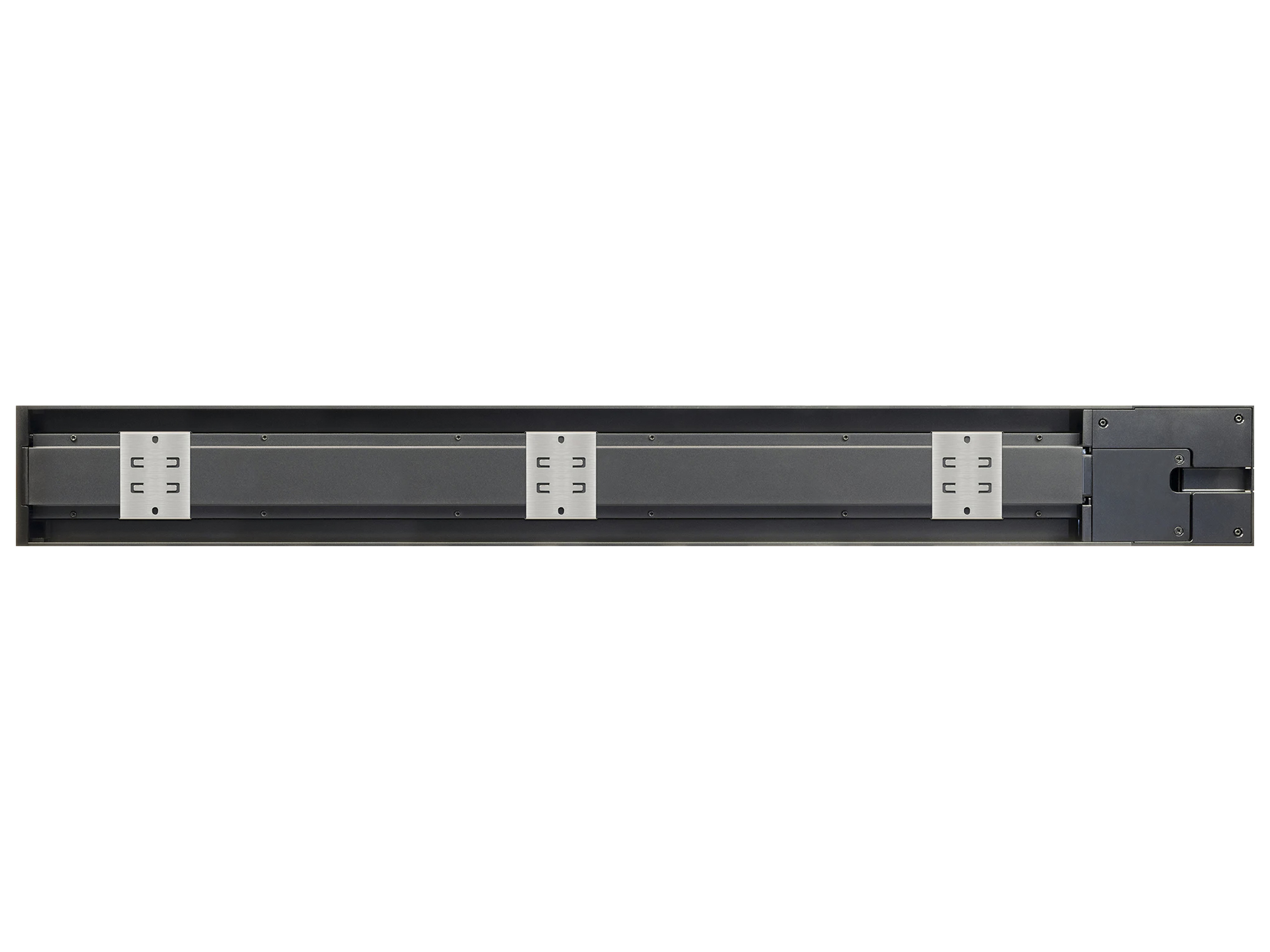 SCHWAIGER Modulare Stromschiene, schwarz, 75 cm