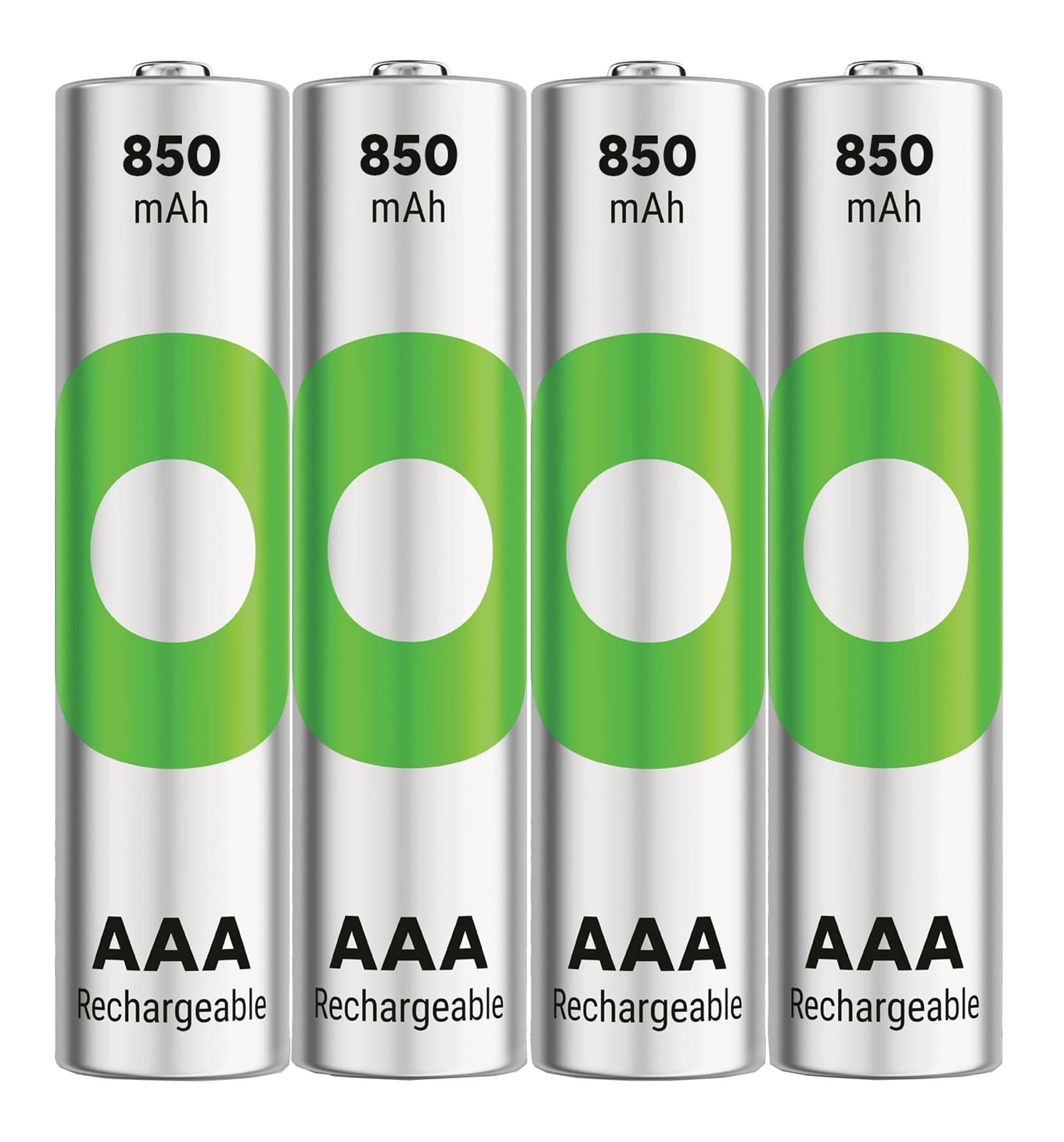 GP ReCyKO NiMH Akku Micro AAA, HR03 1,2V/850mAh, 4 Stück