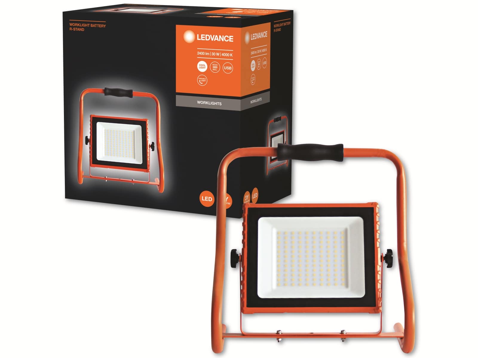 LEDVANCE LED-Baustrahler, 30W, 2400lm, 4000K LEDVANCE LED-Baustrahler, 30W, 2400lm, 4000K