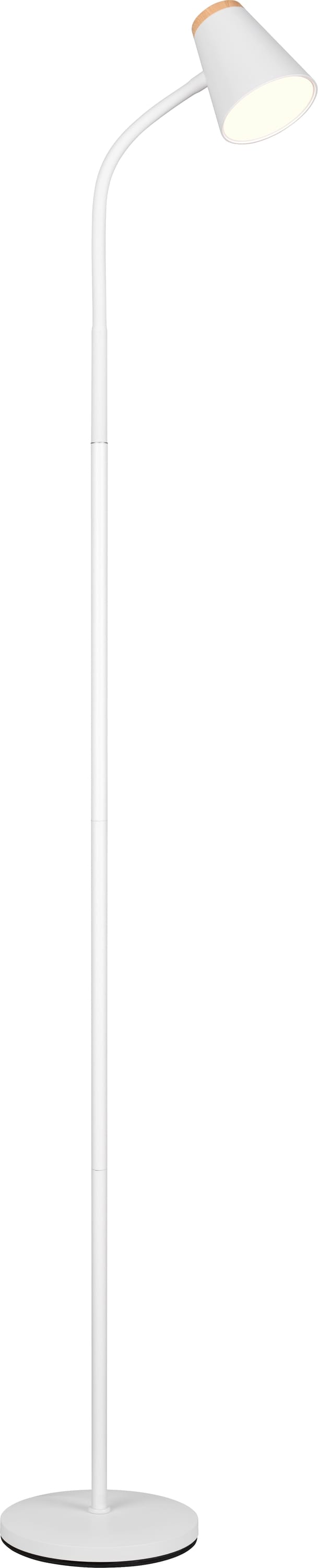 REALITY LED-Stehleuchte PONGO, R45831101, 4,5W, 500lm, 3000K, weiß