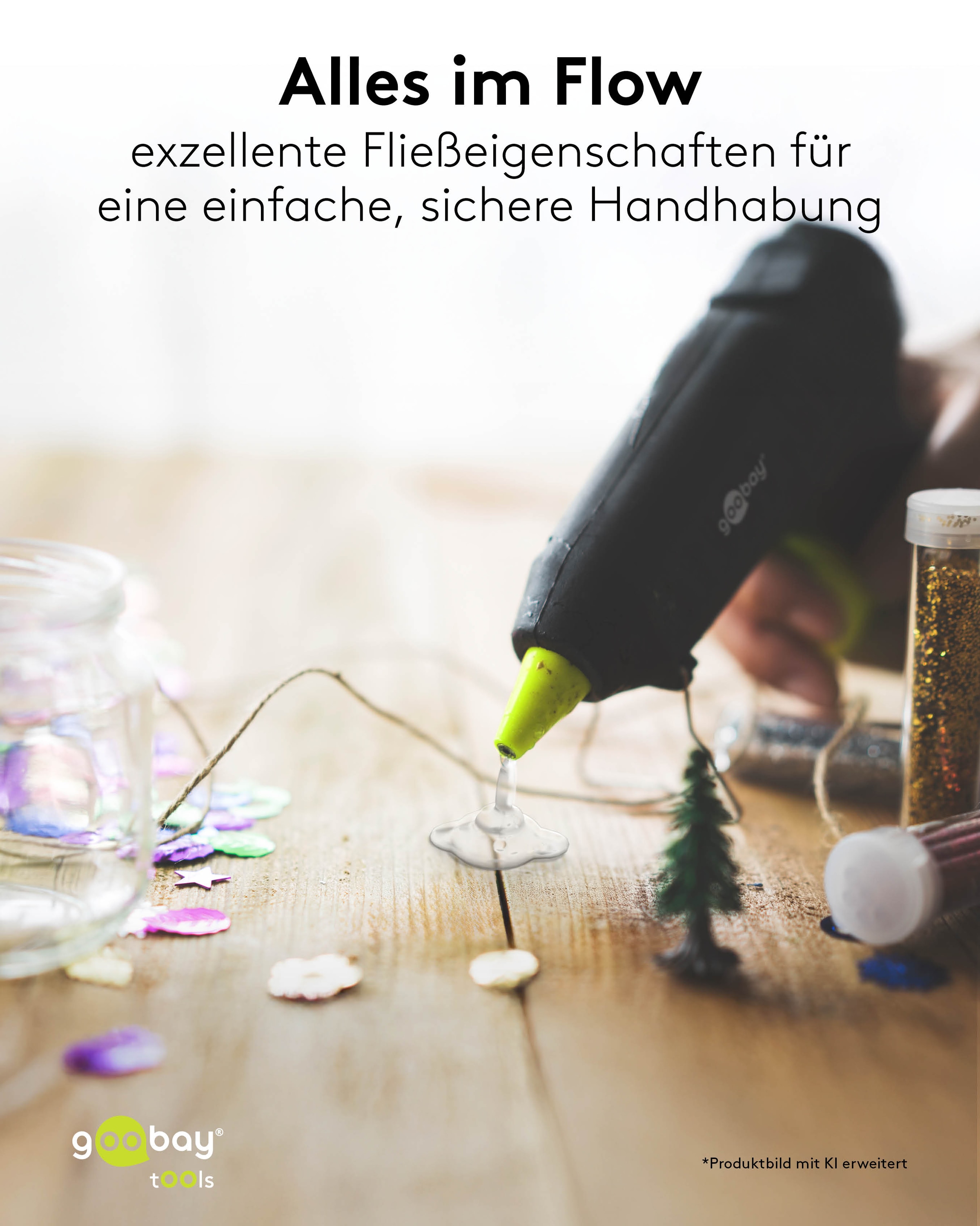 GOOBAY TOOLS Heißklebesticks, 77851, 7 mm, 50 Stück