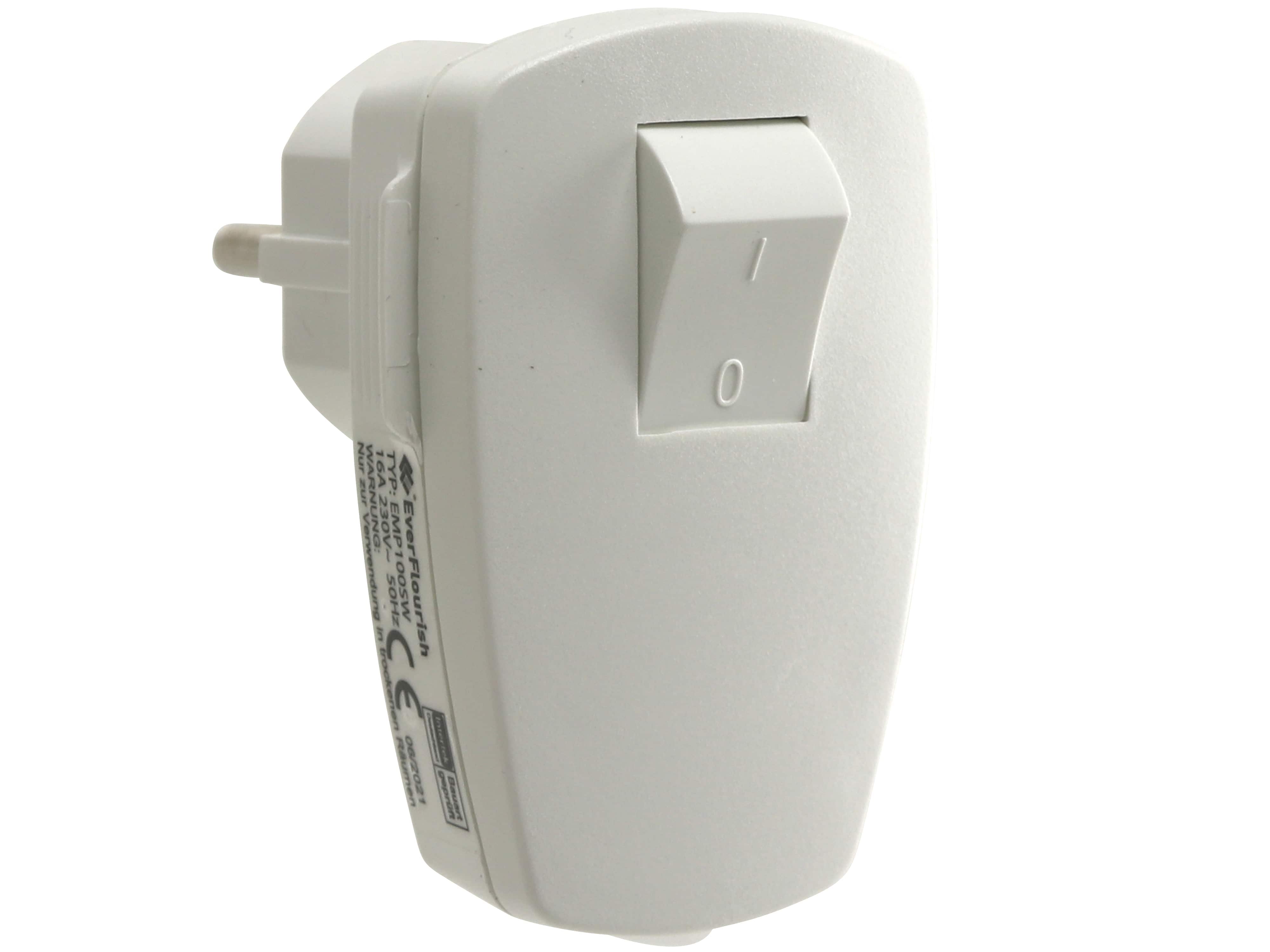 Schutzkontakt-Stecker mit Schalter