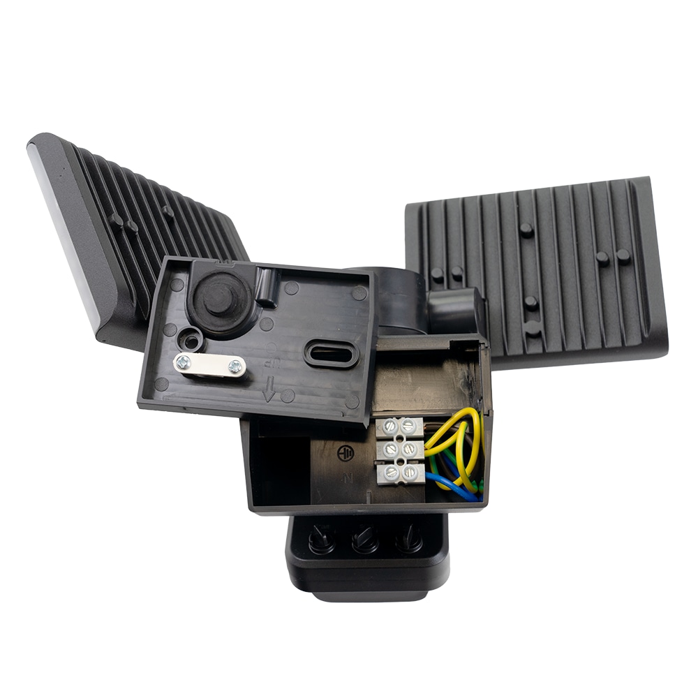 LUXULA LED-Fluter LX400192, mit BM, 2-köpfig, 2x 15 W, 3200 lm, 4000 K