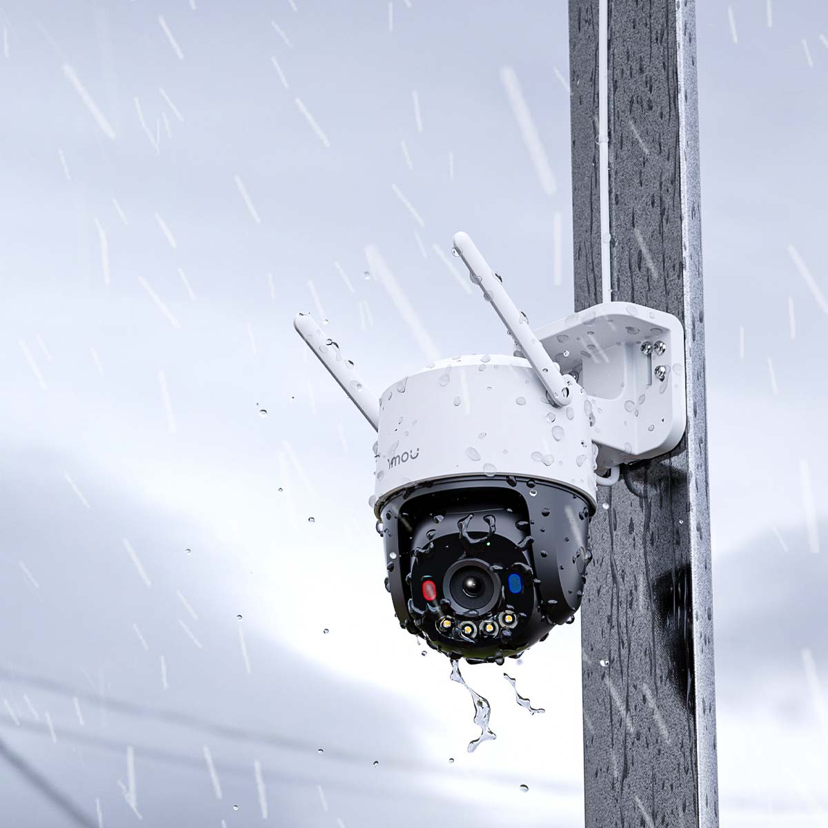 IMOU Überwachungskamera MP Wi-Fi 6, mit KI-Erkennung, außen, weiß