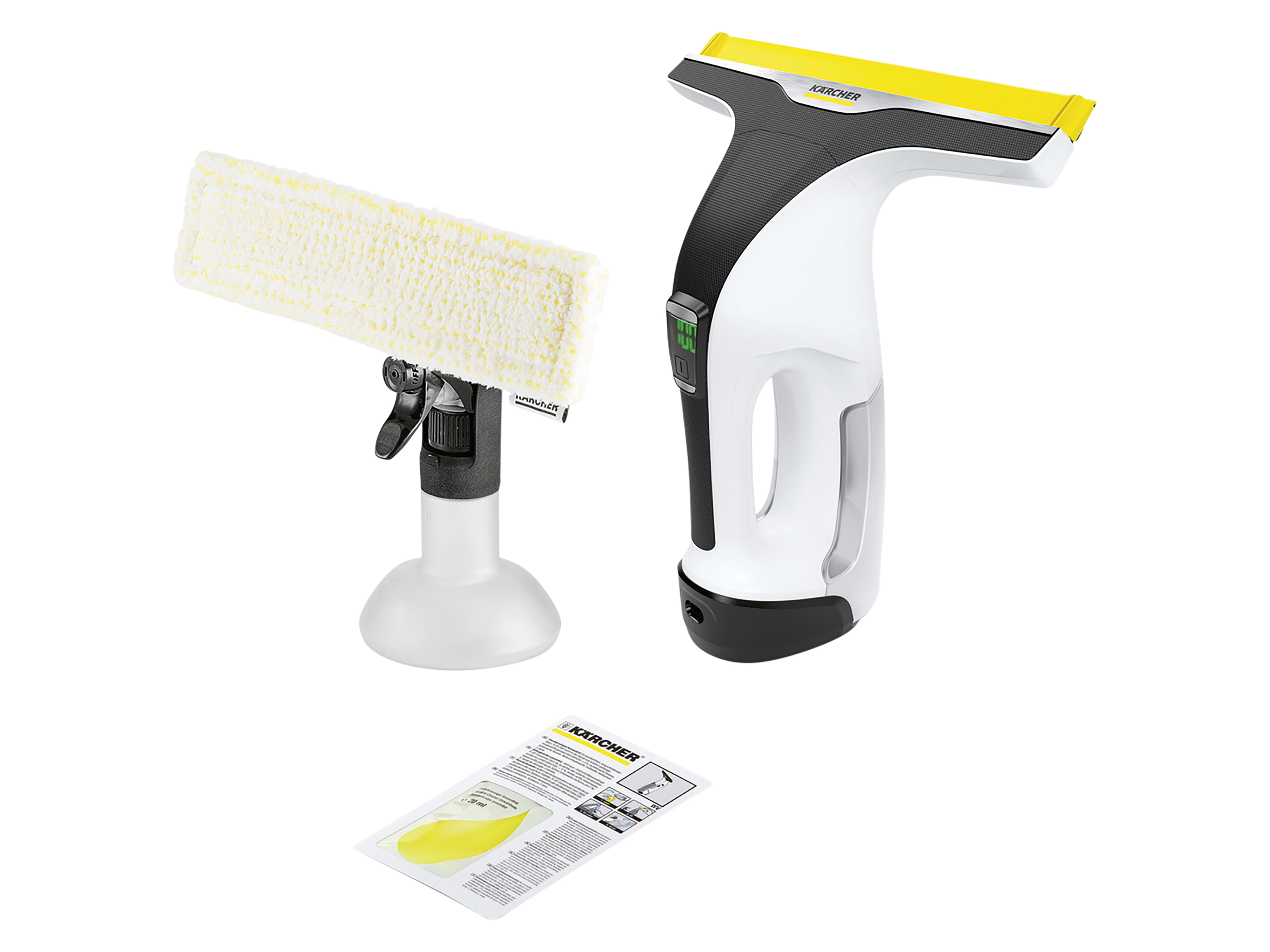 KÄRCHER Elektrischer Fensterreiniger WV 6 Plus, 0,15L, silber/weiß KÄRCHER Elektrischer Fensterreiniger WV 6 Plus, 0,15L, silber/weiß