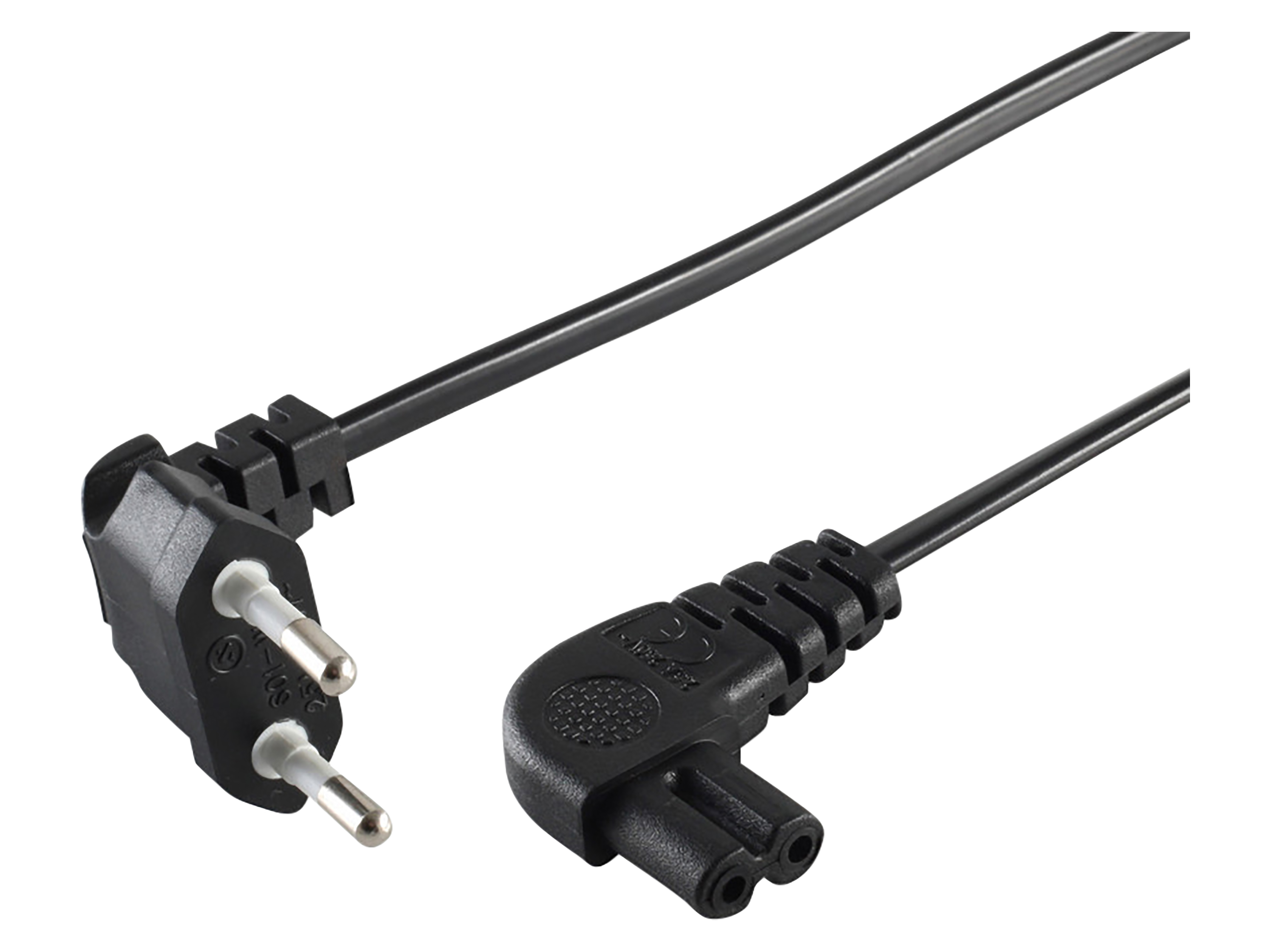 S-IMPULS Euro-Netzkabel, schwarz, 1,5 m