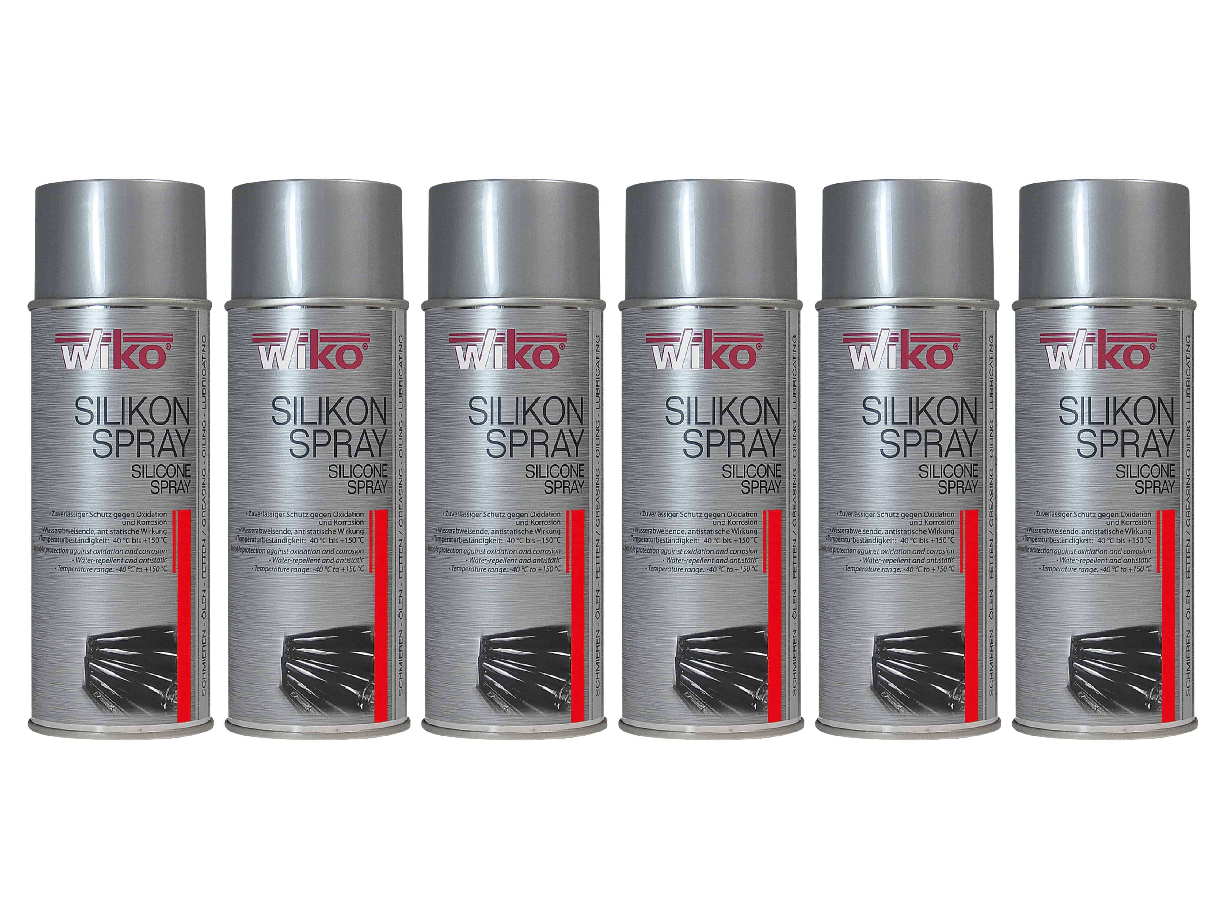 WIKO Silikon-Spray, 400 ml, 6 Stück
