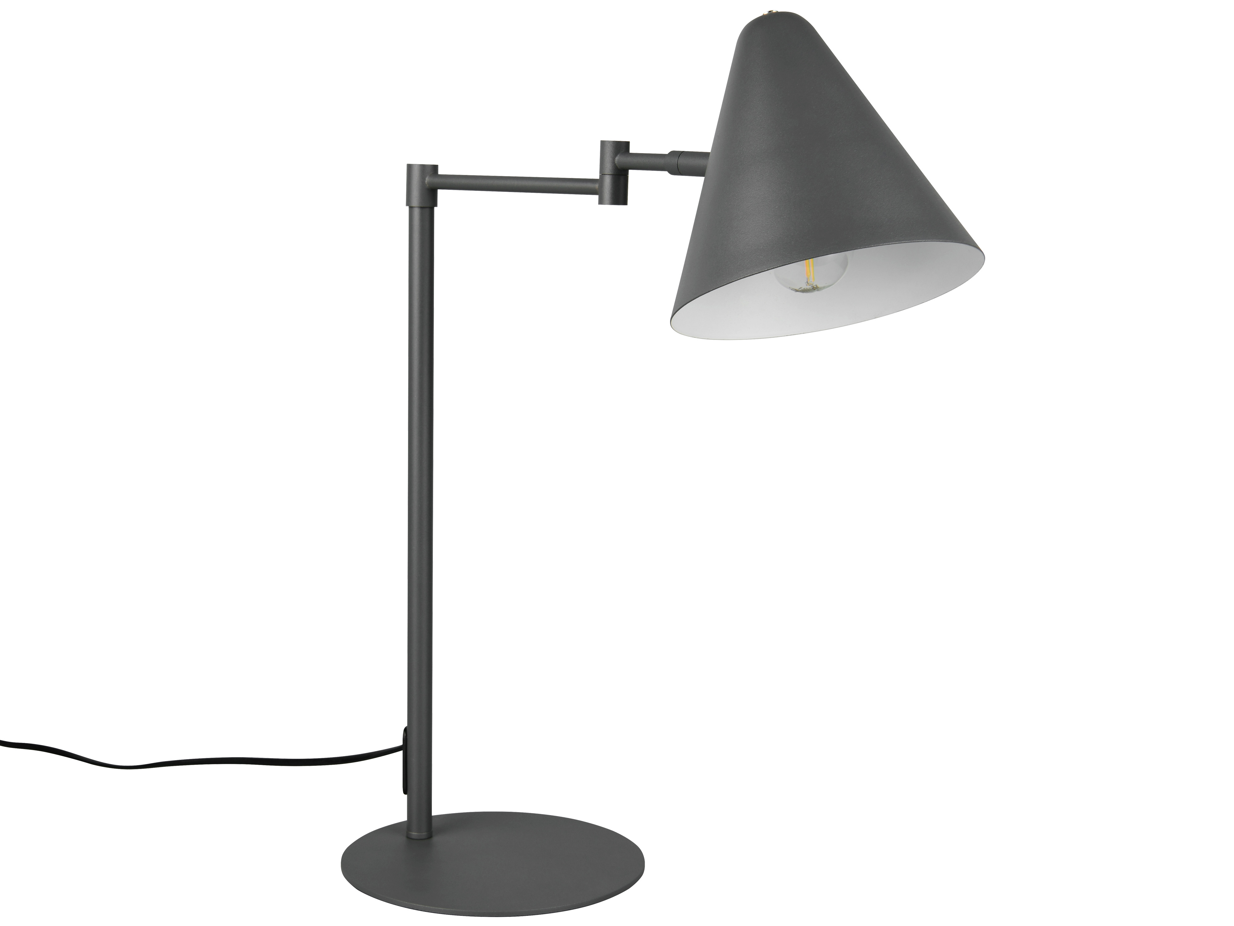 TRIO Tischleuchte Cosima 563900142, E14, ohne LM, IP20, anthrazit