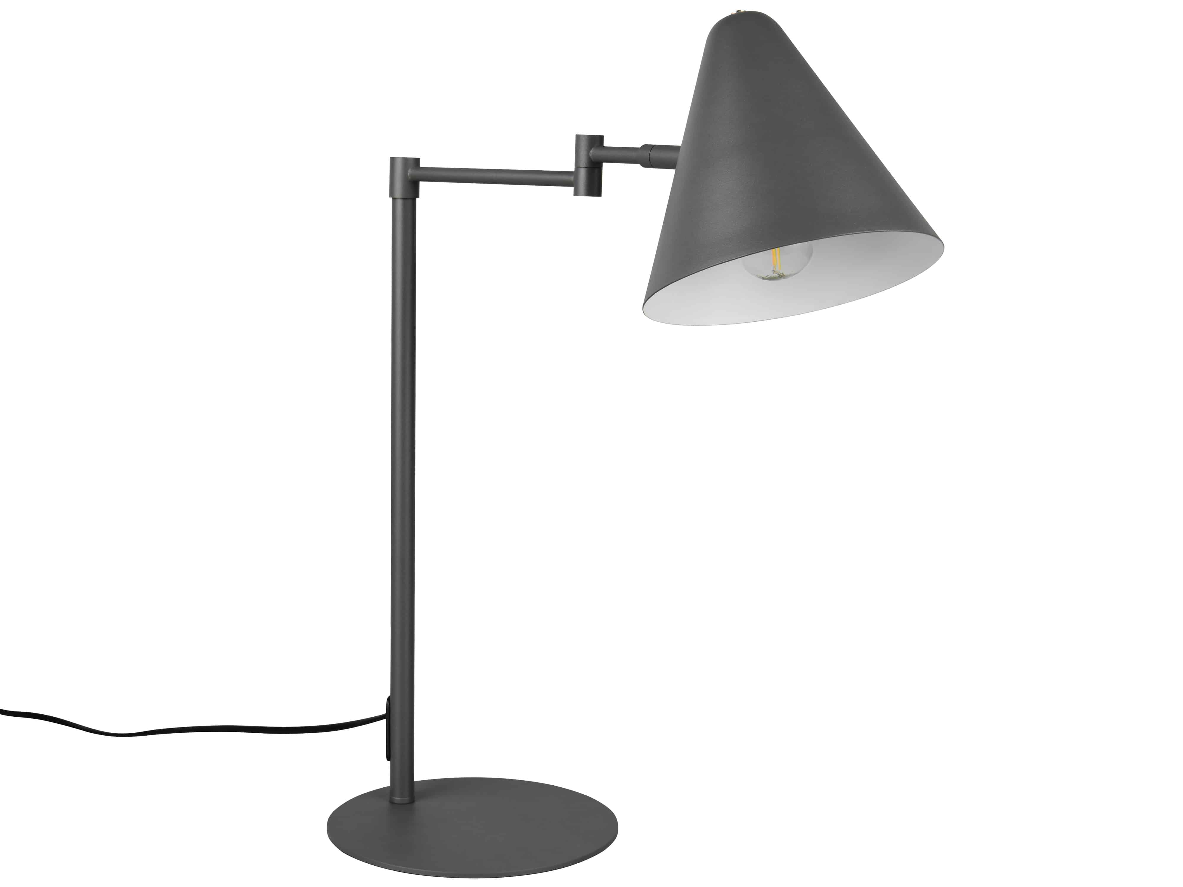 TRIO Tischleuchte Cosima 563900142, E14, ohne LM, IP20, anthrazit