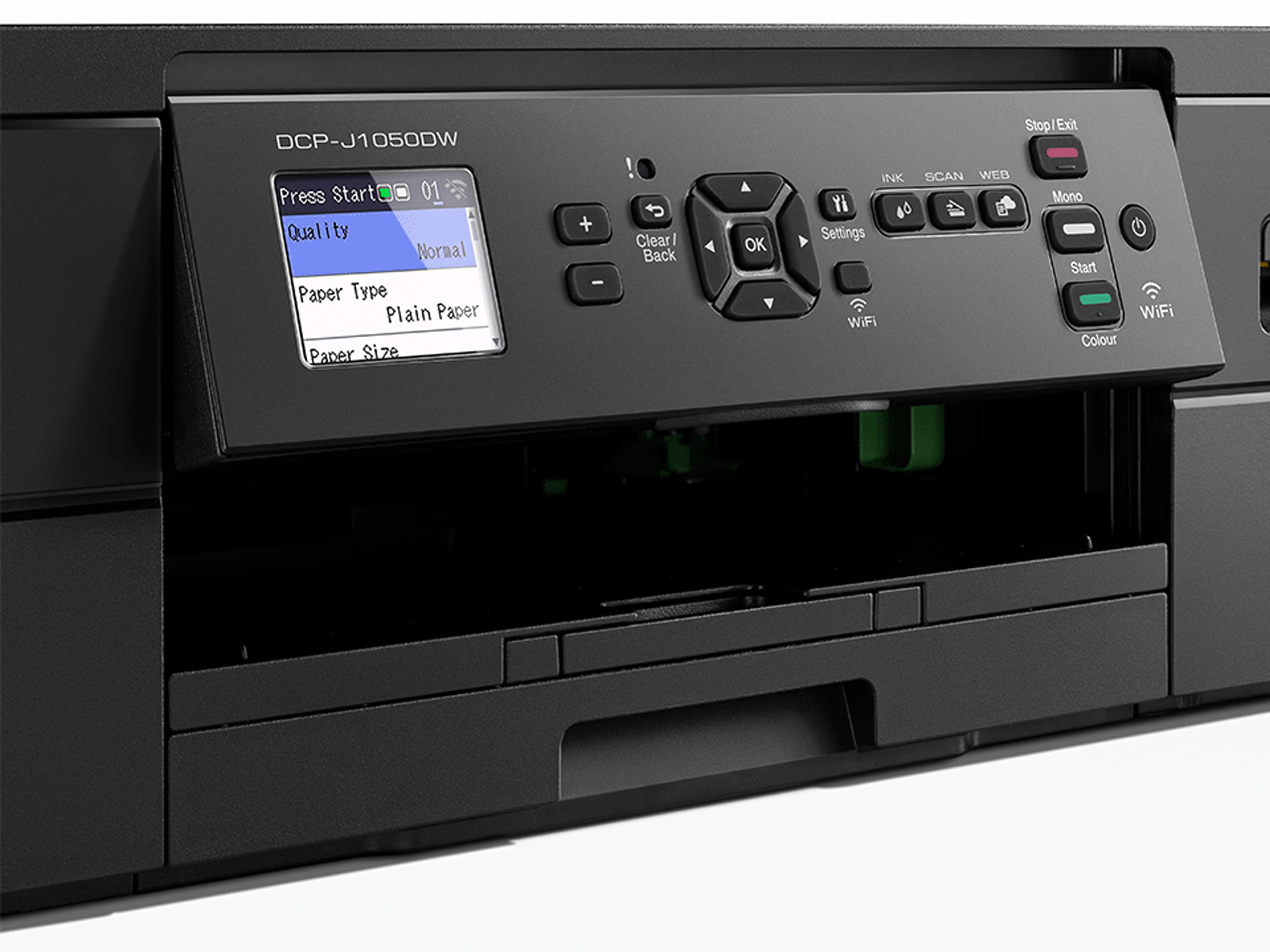 BROTHER Tintenstrahldrucker 3in1 DCP-J1050DW Tintenbundle inkl. Brother LC421VALXL BROTHER Tintenstrahldrucker 3in1 DCP-J1050DW Tintenbundle inkl. Brother LC421VALXL
