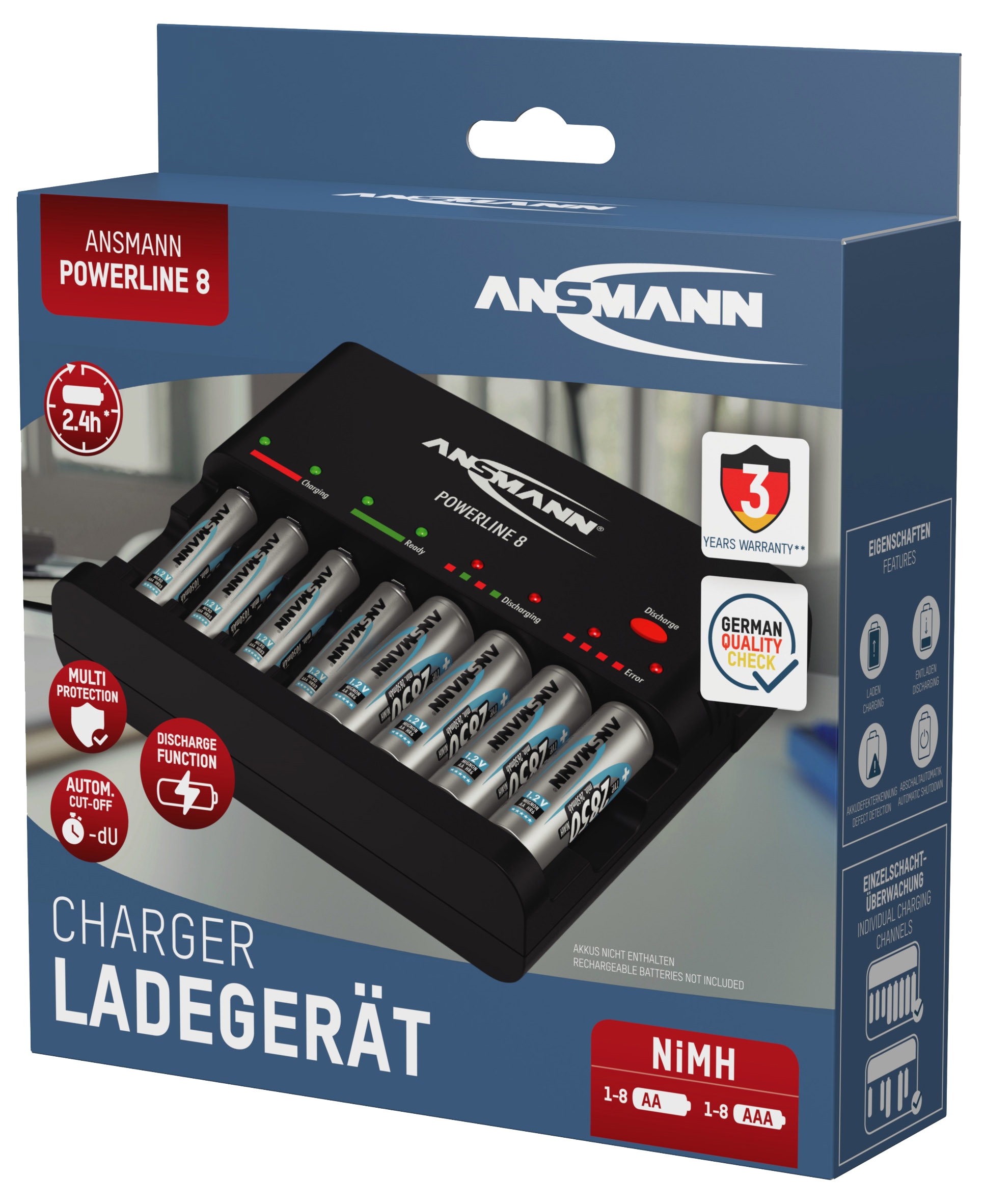 ANSMANN Ladegerät Powerline 8