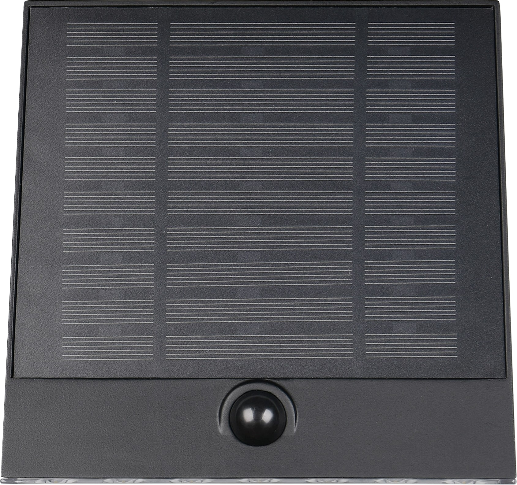 REALITY Solar LED-Wandleuchte ALVORADA, R23326102, 6 W, 600lm, 4000K, schwarz