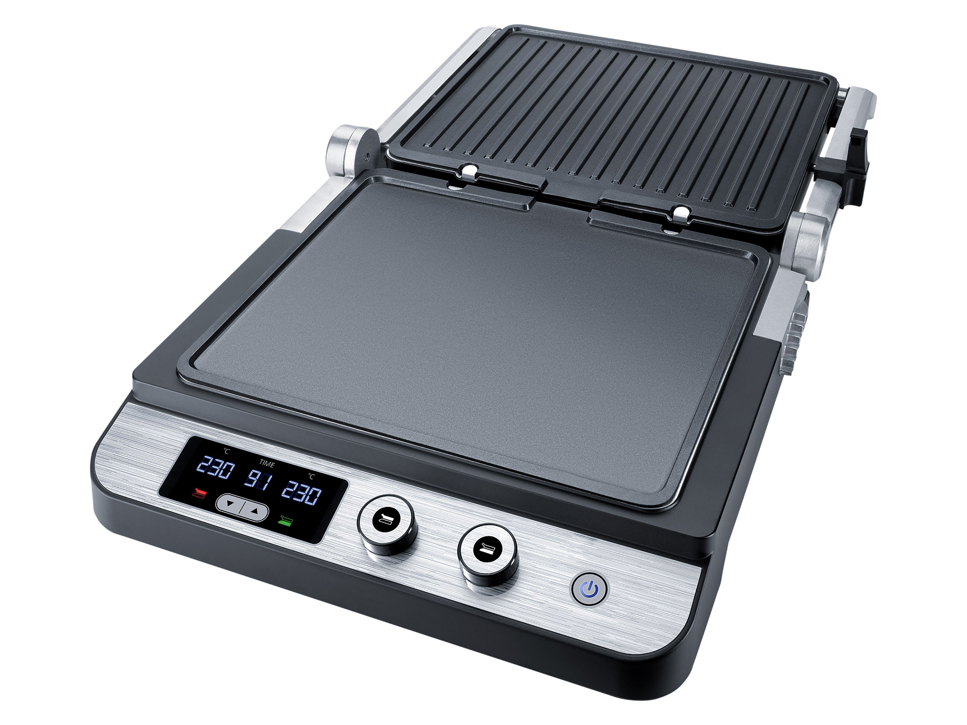 STEBA Kontaktgrill FG 120, Edelstahl, Antihaft, Timer, LED-Display STEBA Kontaktgrill FG 120, Edelstahl, Antihaft, Timer, LED-Display