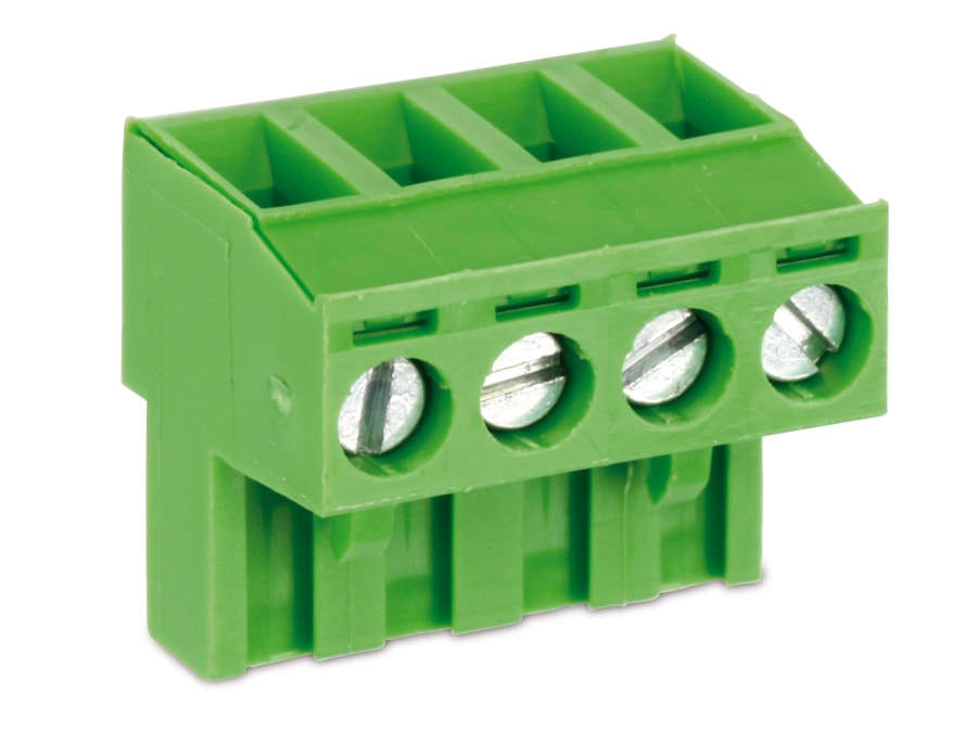 PTR A PHOENIX MECANO COMPANY Anschlussklemme AKZ950, 4-polig, grün