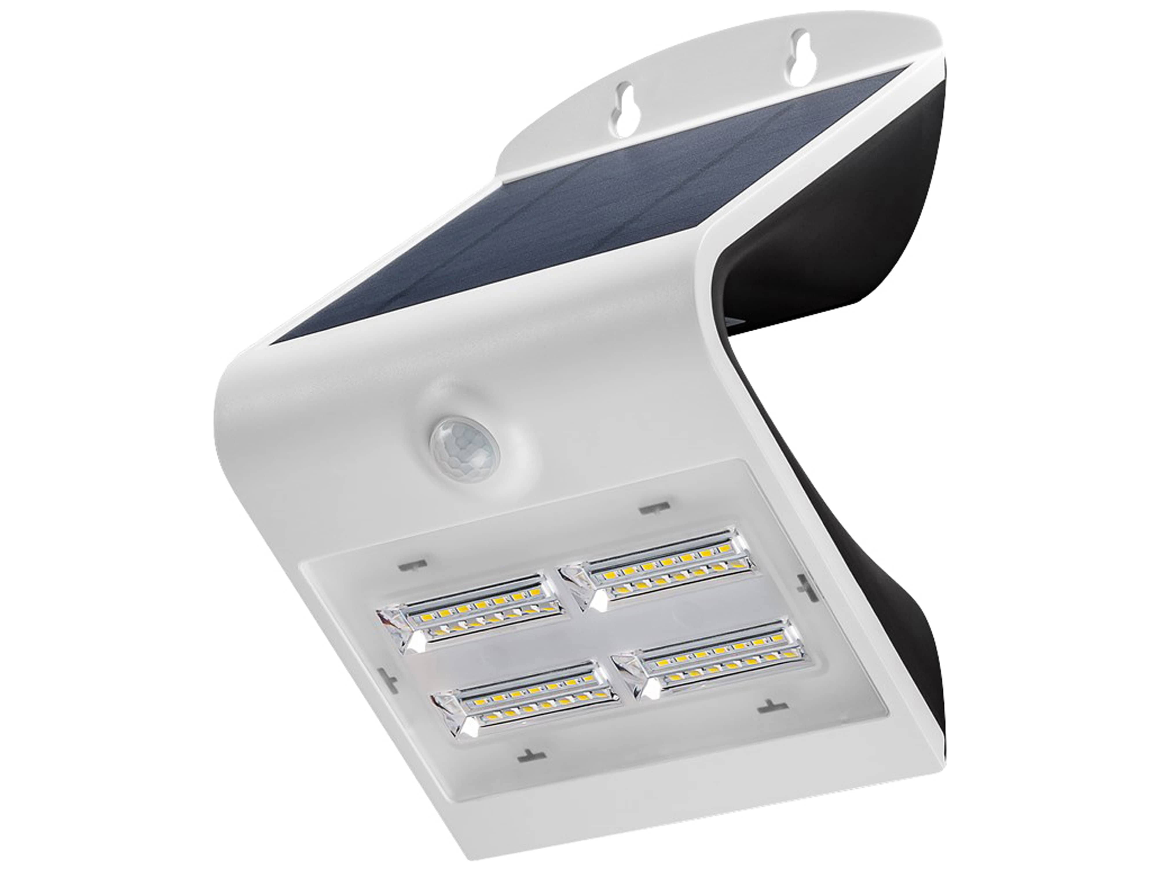 GOOBAY Solar LED-Wandleuchte mit Bewegungsmelder, 3,2 W, weiß GOOBAY Solar LED-Wandleuchte mit Bewegungsmelder, 3,2 W, weiß