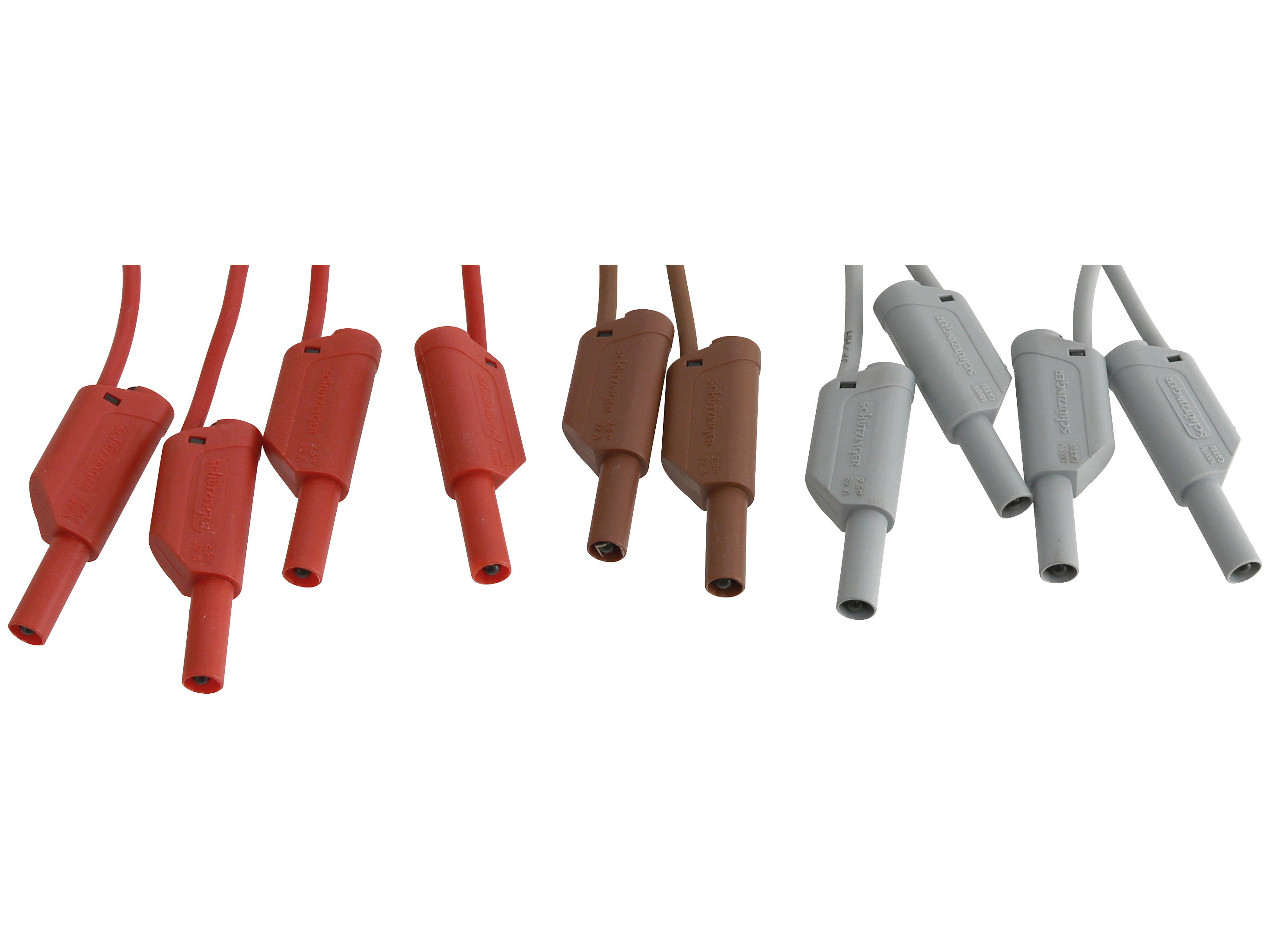 SCHÜTZINGER Messleitungs-Sortiment, 2,5 mm², 10 Stück