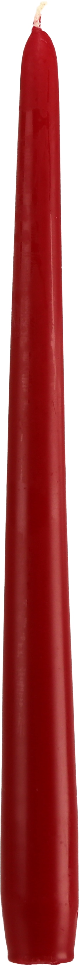 WIEDEMANN Tafelkerze, rot, 300/25mm, konisch