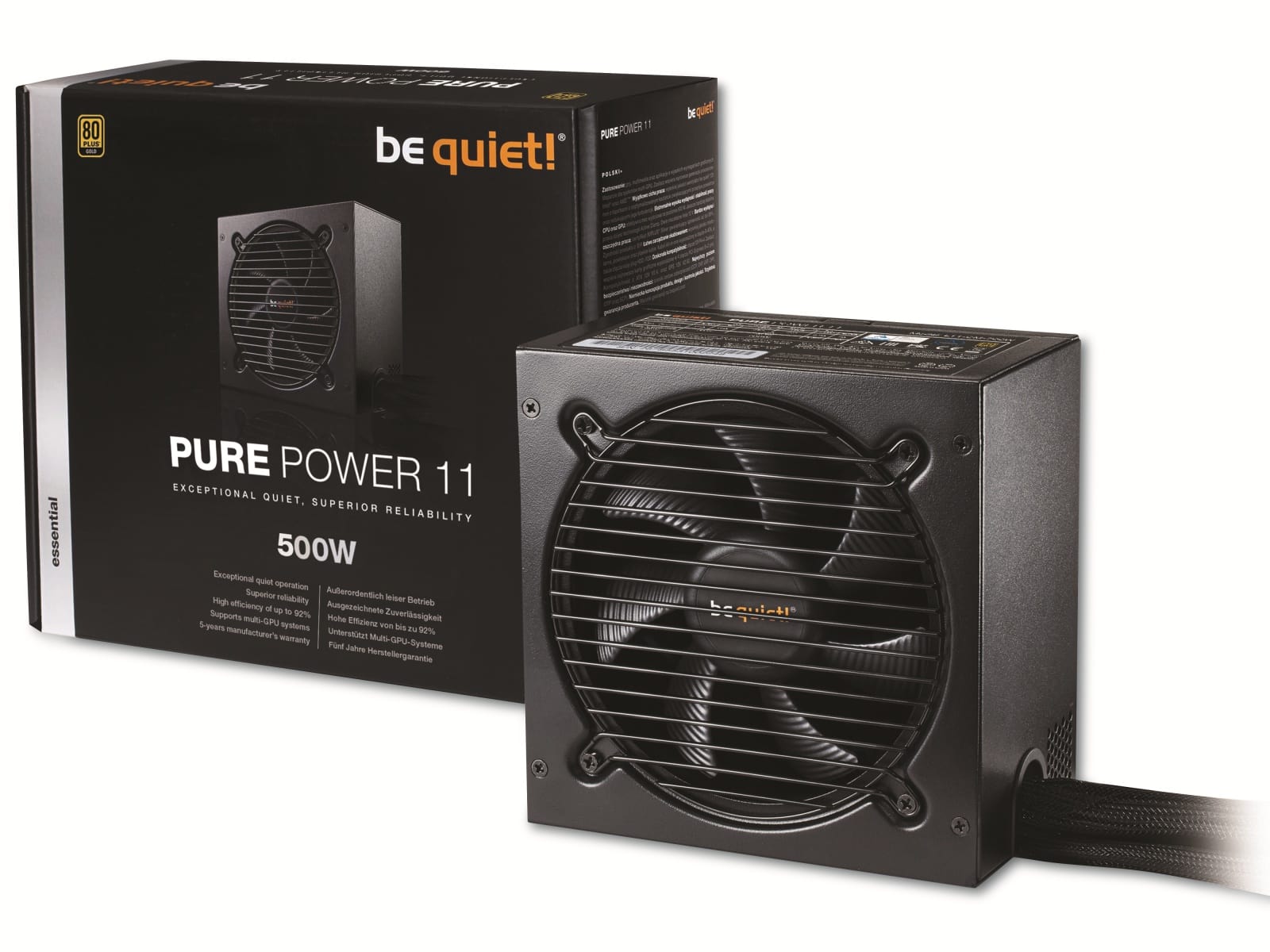 BE QUIET! PC-Netzteil Pure Power 11, 500W, 80+ Gold