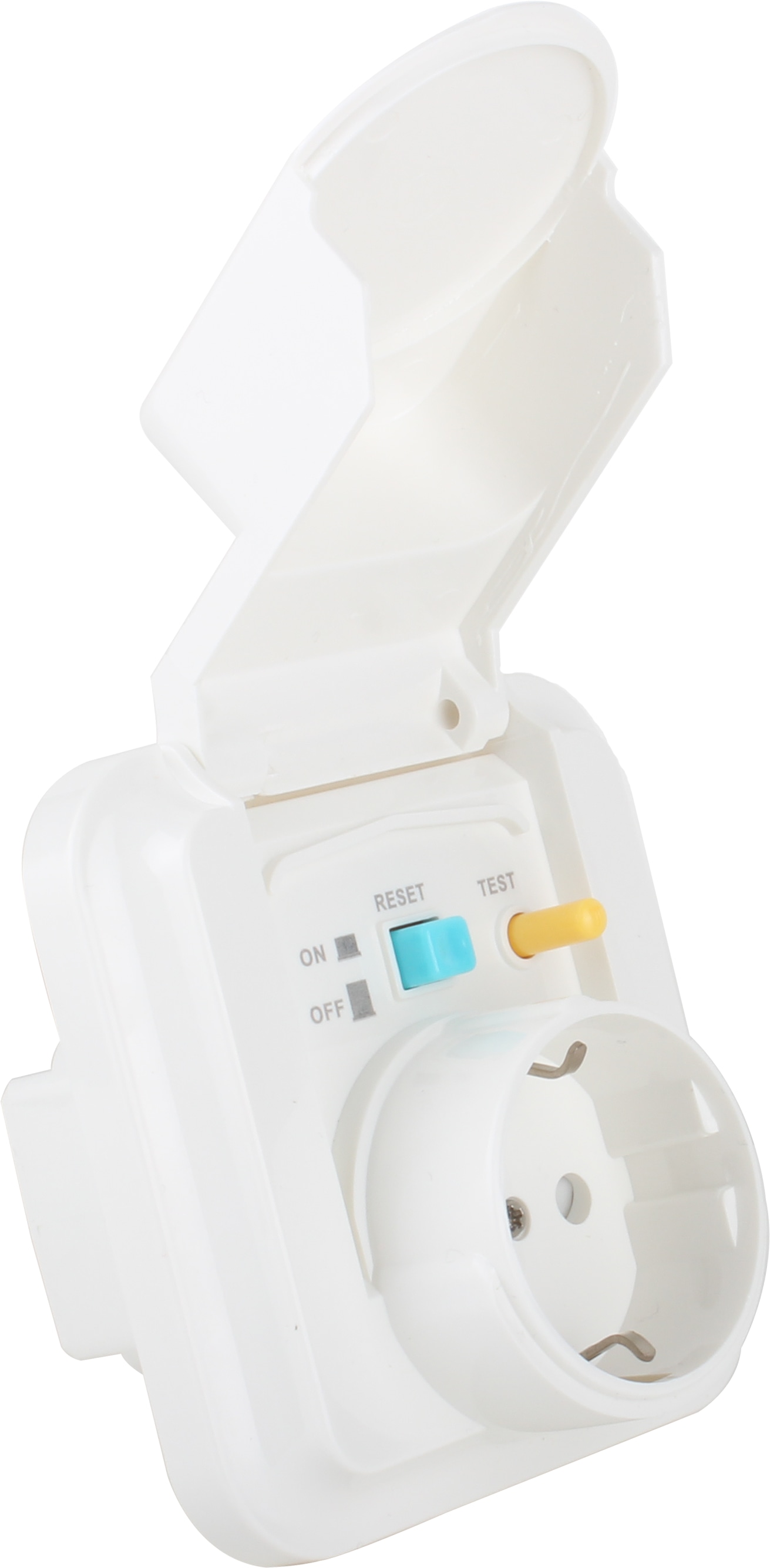 RELTECH Fehlerstromsteckdose, 230 V~, 16 A, 30mA RELTECH Fehlerstromsteckdose, 230 V~, 16 A, 30mA