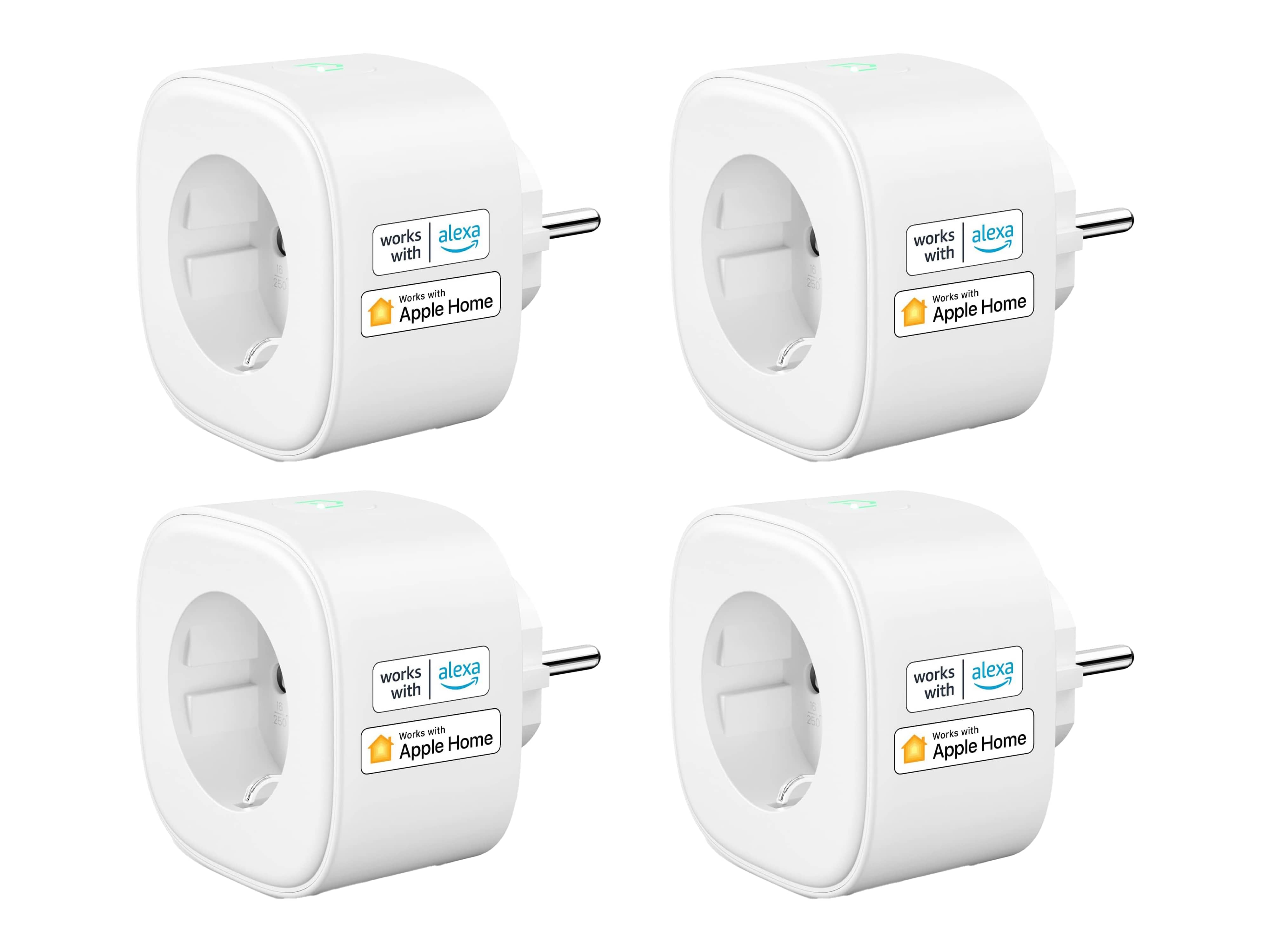 MEROSS WLAN-Steckdose MSS210KG-EU, 4 Stück MEROSS WLAN-Steckdose MSS210KG-EU, 4 Stück