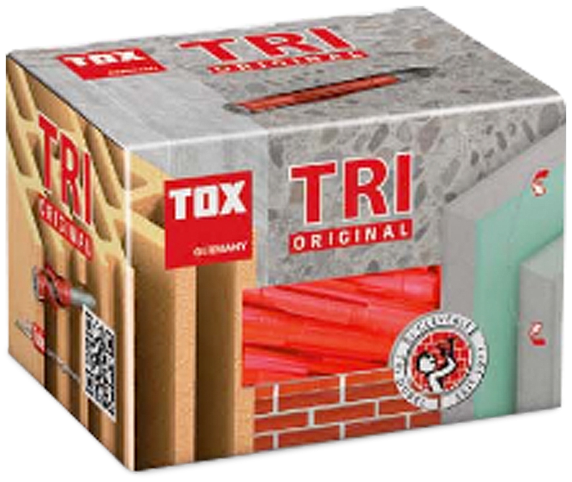 TOX Allzweckdübel Tri 010100061, 6/51, 100 Stück