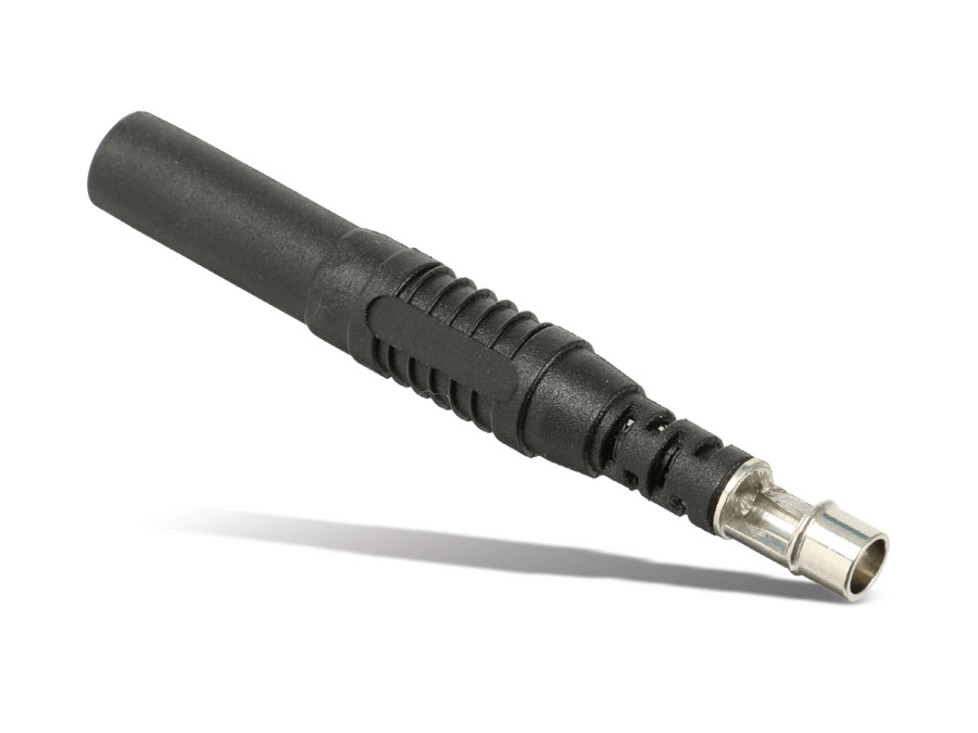 4 mm Labor-Sicherheitsstecker, CAT III, schwarz