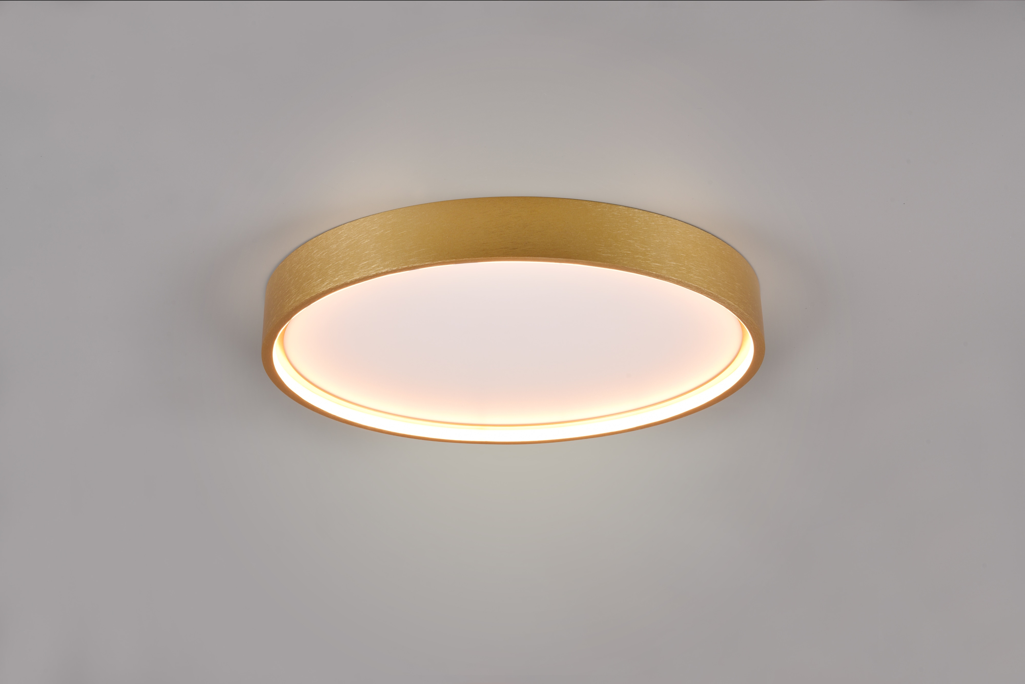 TRIO LED-Deckenleuchte Doha 641310208 Messing-matt, 29 W, 3260 lm, CCT