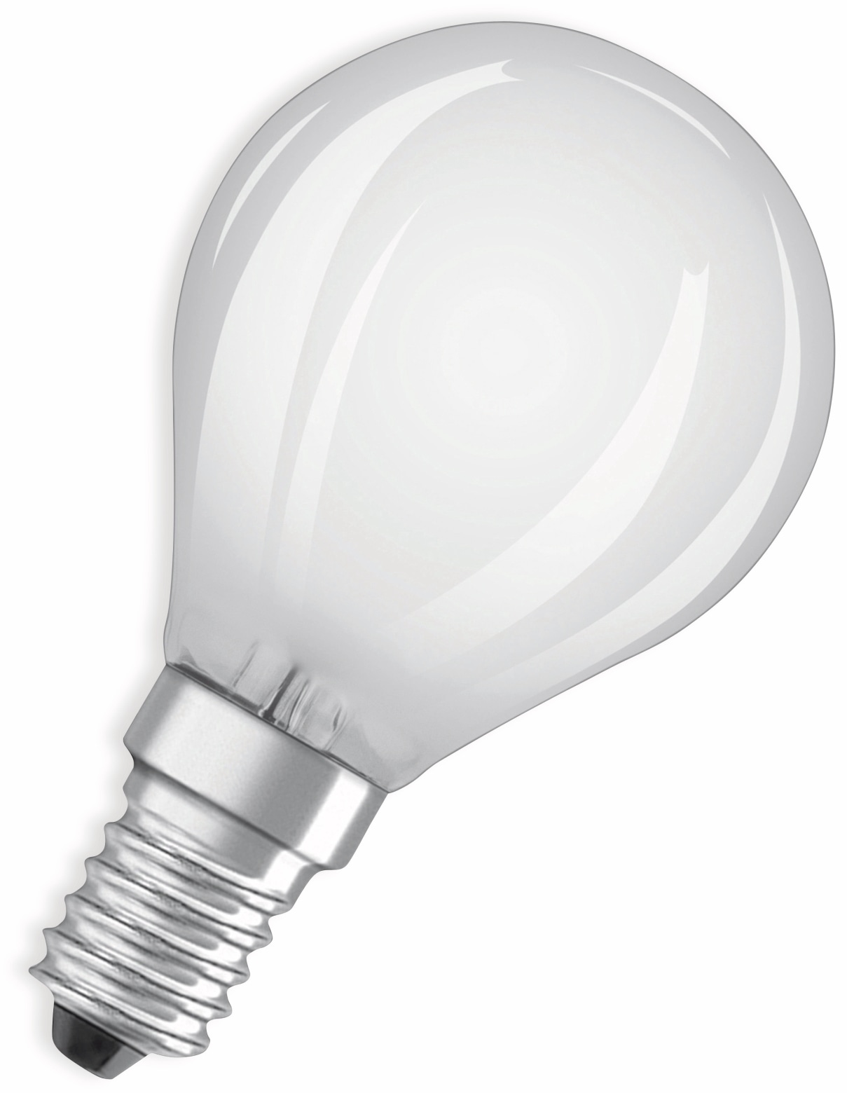 OSRAM LED-Lampe, E14, 5 W, 470 lm, 2700 K, P45 Matt