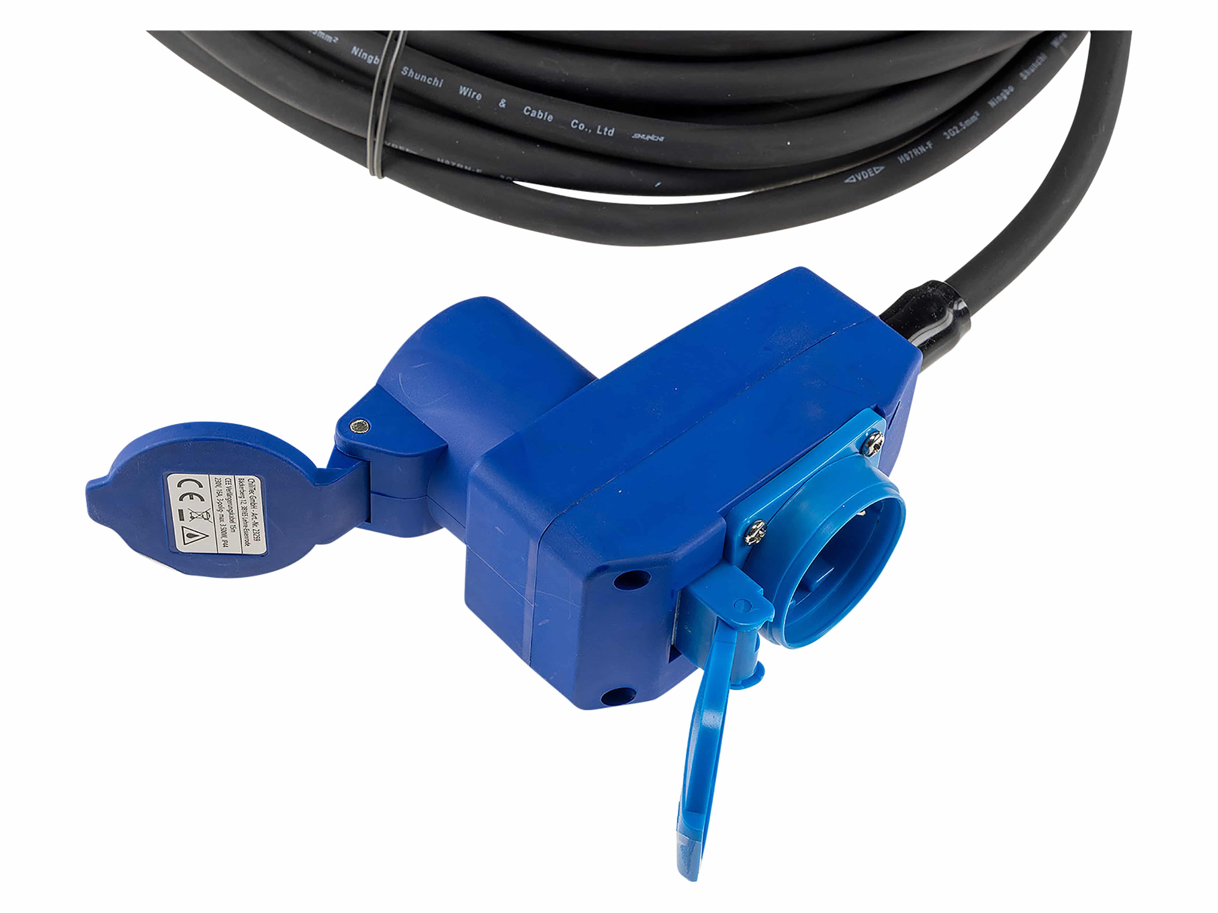 CHILITEC CEE-Verlängerung 16A/3600W, 3-polig, 15 m, mit Steckdose CHILITEC CEE-Verlängerung 16A/3600W, 3-polig, 15 m, mit Steckdose