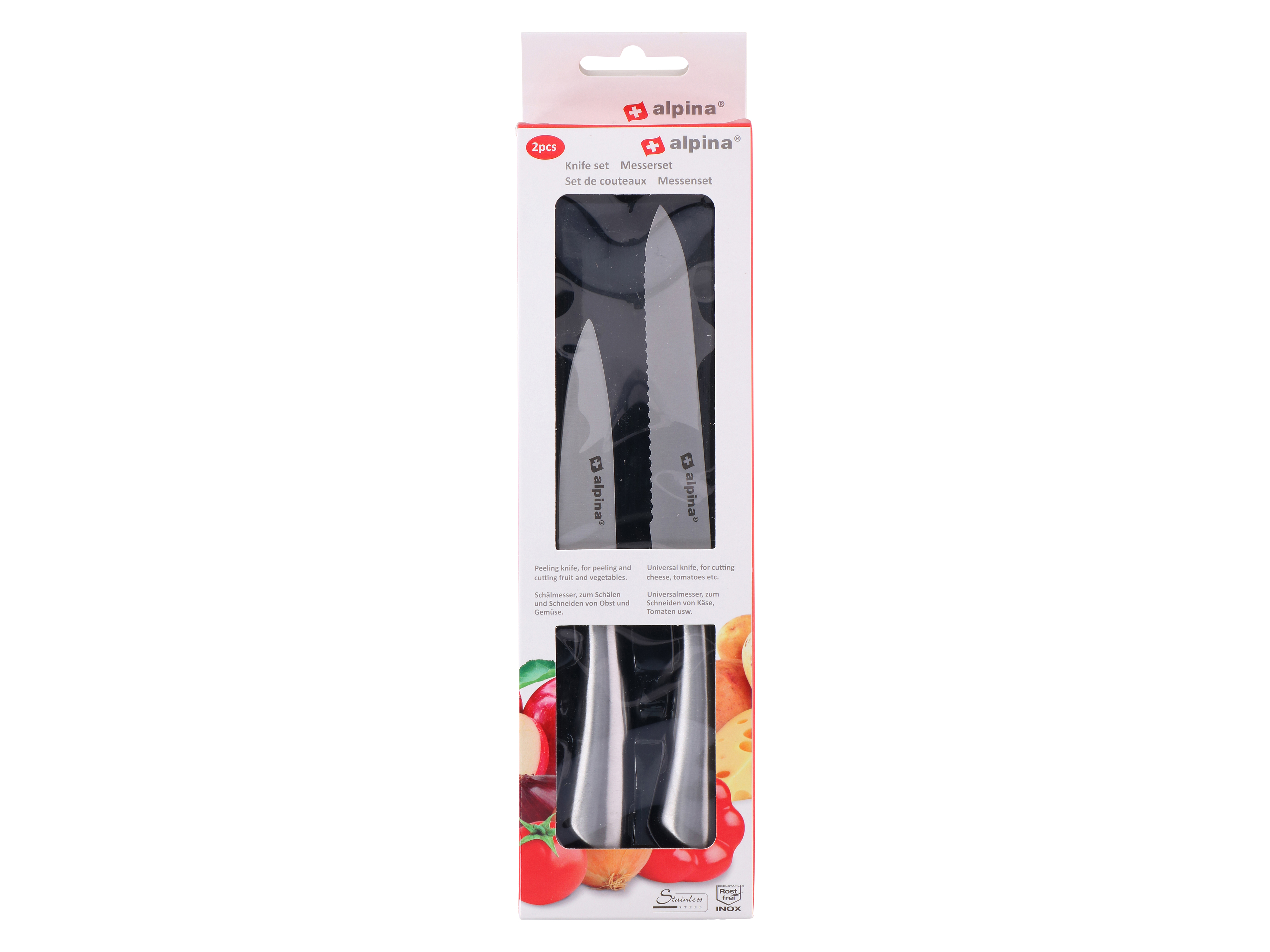 ALPINA Messer-Set, 2teilig, 20/24 cm