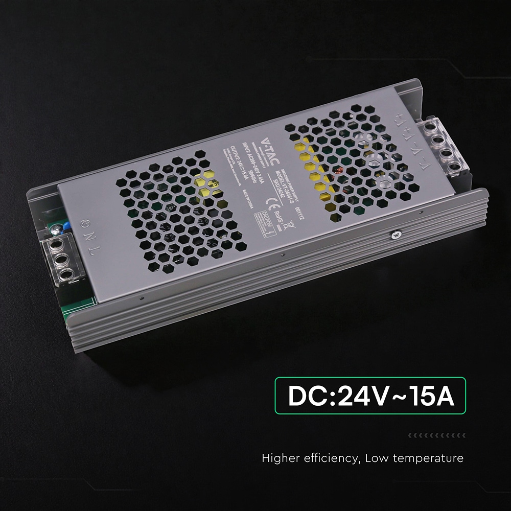V-TAC Schaltnetzteil, VT-24242, 24V, 15A, 360W, IP20