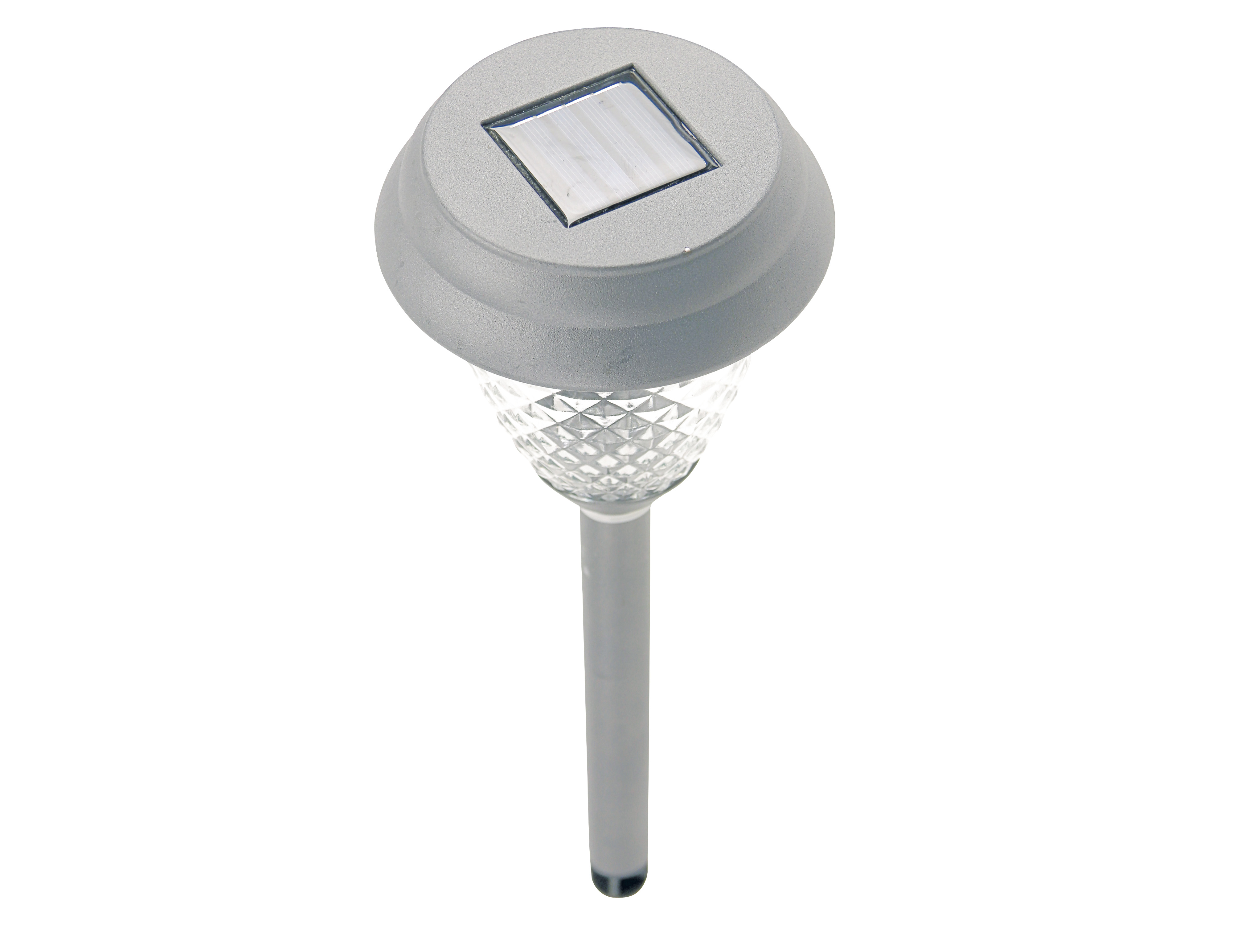 LED-Solargartenleuchte, silber, 41 cm