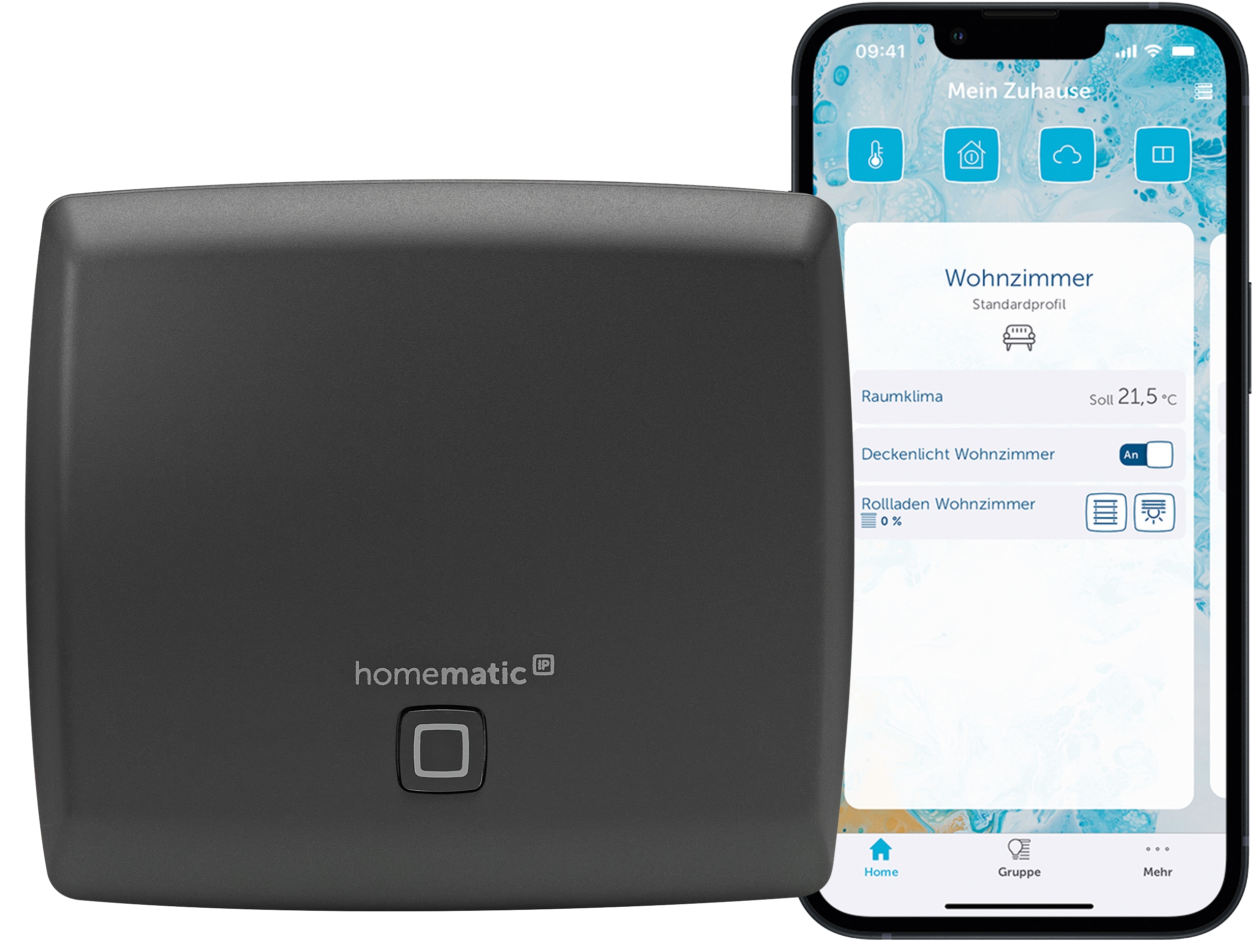 HOMEMATIC IP Starter Set Outdoor Steckdose – Access Point & Schalt-M5ess-Kabel
