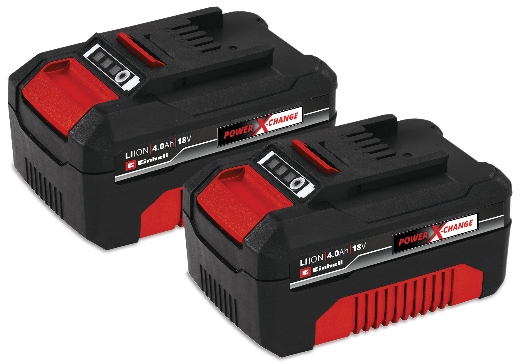 EINHELL Akku-Set PXC 4 Ah, 18 V, 2 Stück + Akku-Wandhalterung EINHELL Akku-Set PXC 4 Ah, 18 V, 2 Stück + Akku-Wandhalterung