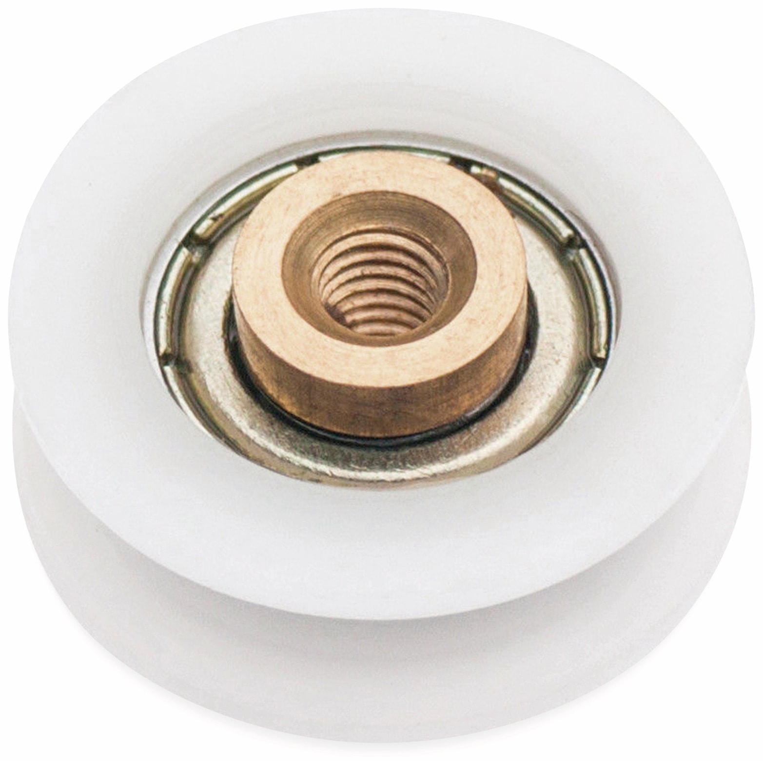 Laufrolle, Ø 22 mm, Breite 9 mm, M4 Laufrolle, Ø 22 mm, Breite 9 mm, M4