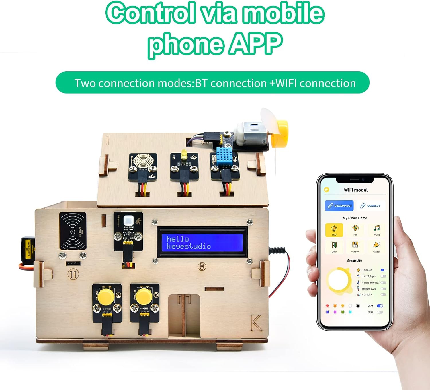 KUBII Bausatz Home Automation Kit mit ESP32 KUBII Bausatz Home Automation Kit mit ESP32