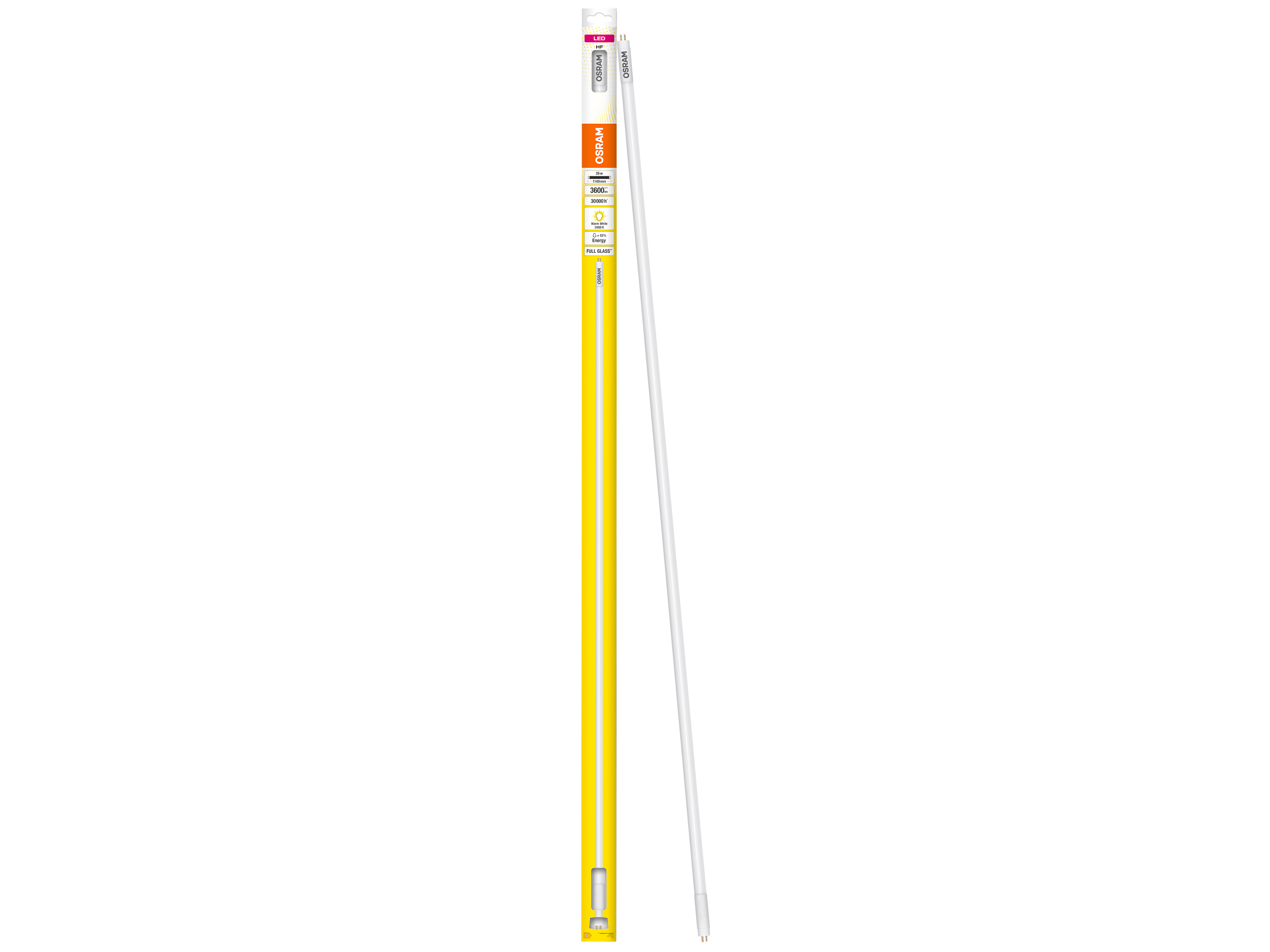 OSRAM LED-Röhre, T5, 1149mm, G5, EEK: E, 26W, 3600lm, 3000K